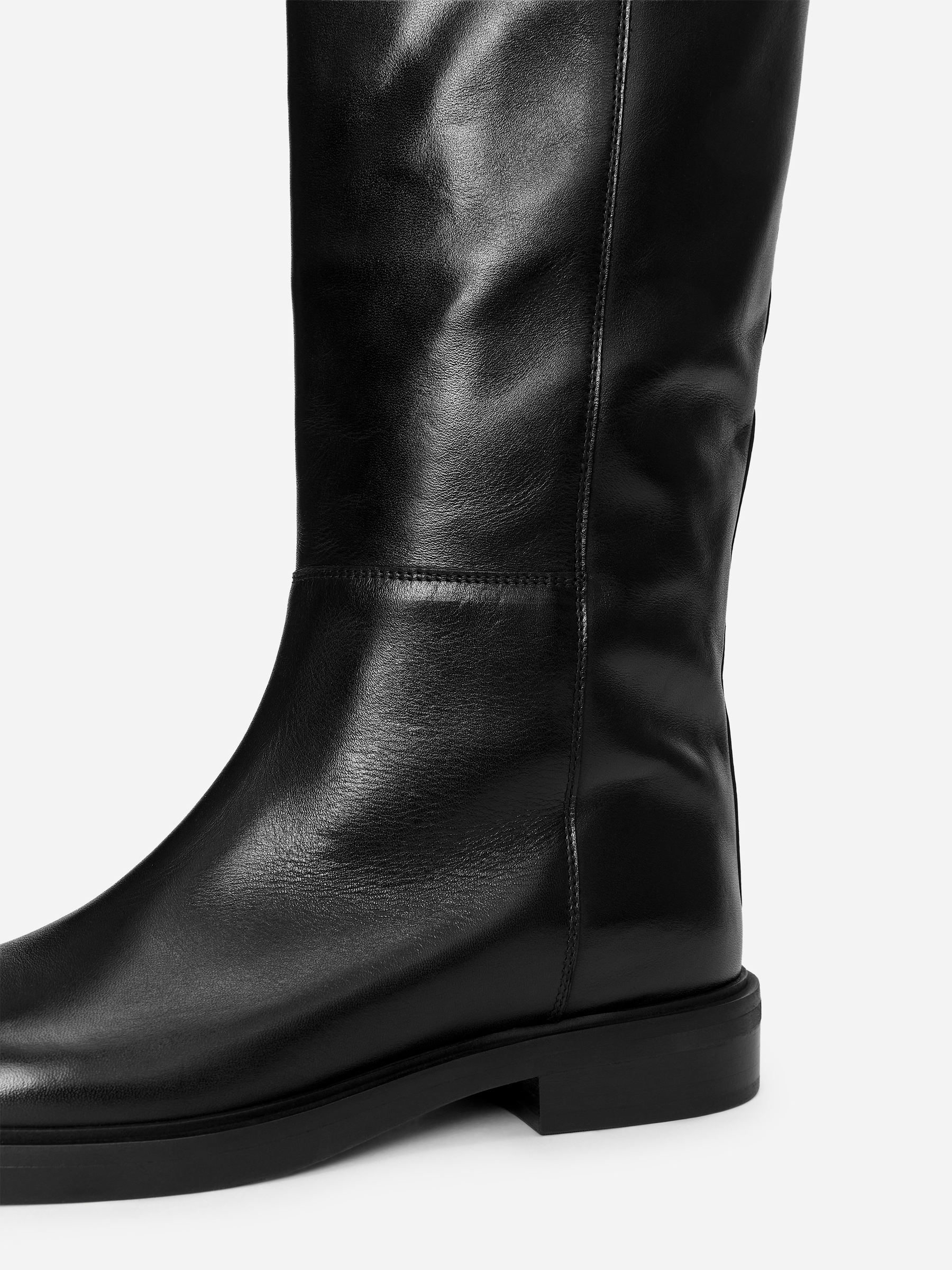 Leather Riding Boots - Black - Women - StillMedia/DescriptiveDetail - 4