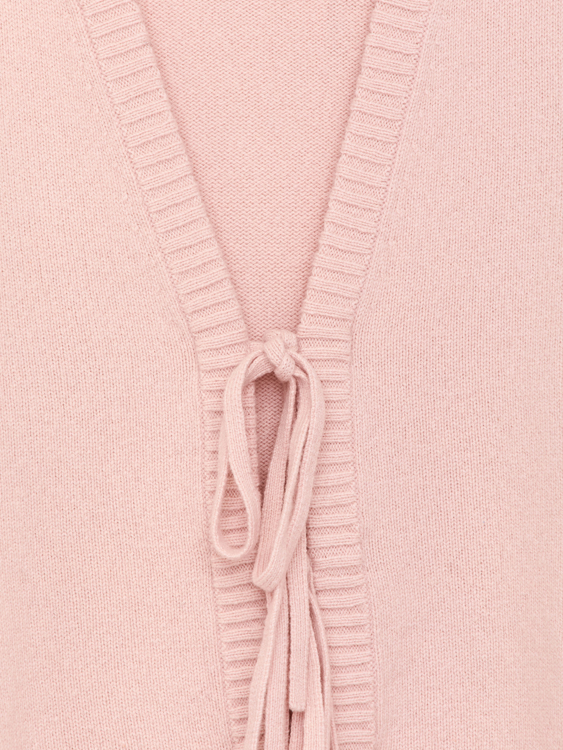 Wool Tie-Front Cardigan - Light Taupe - Regular fit - Women - StillMedia/DescriptiveDetail - 2