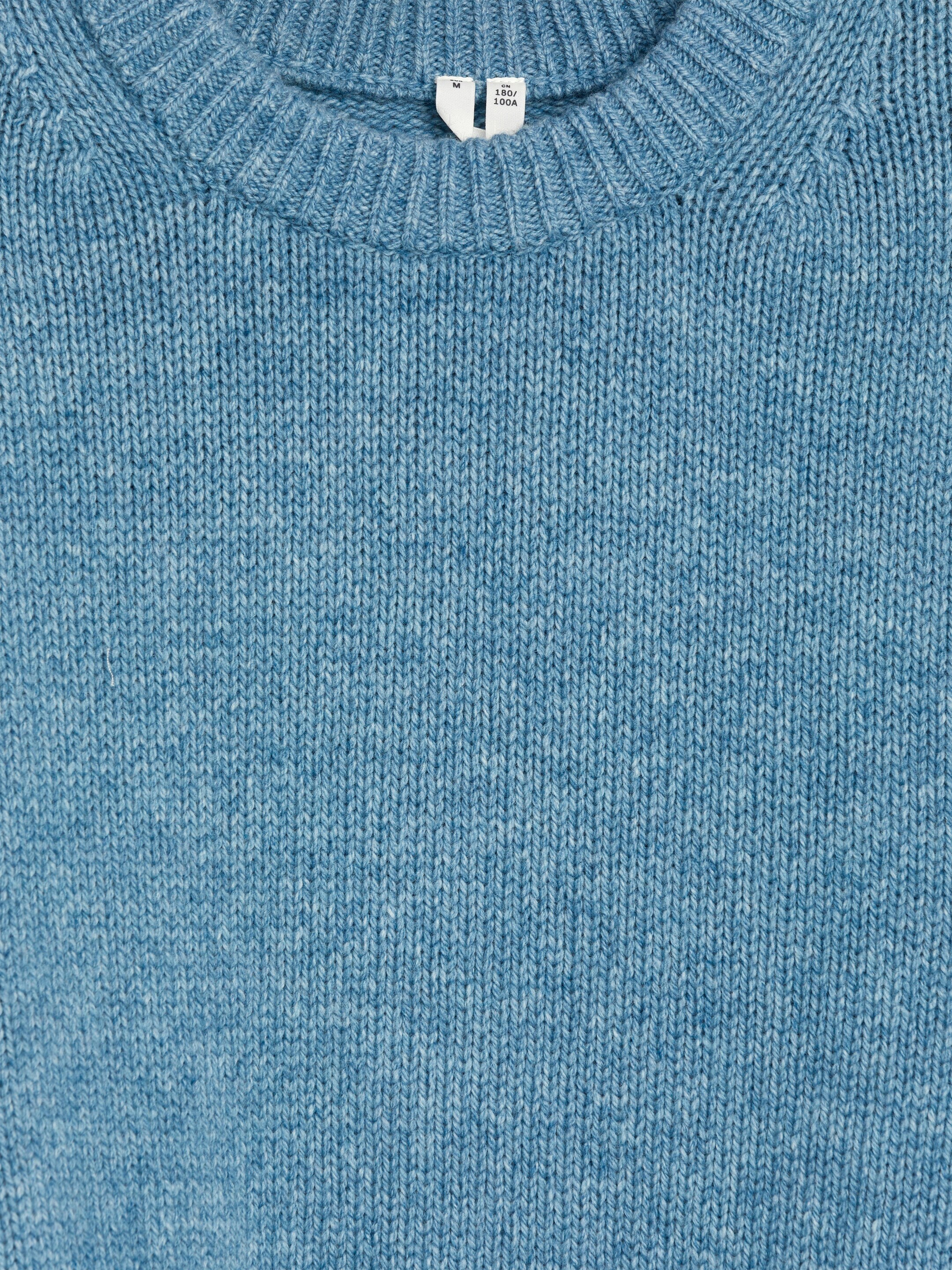 Ver imagen más grande: Jersey en mezcla de lana de punto grueso - Azul jaspeado - HOMBRE | H&M ES 2