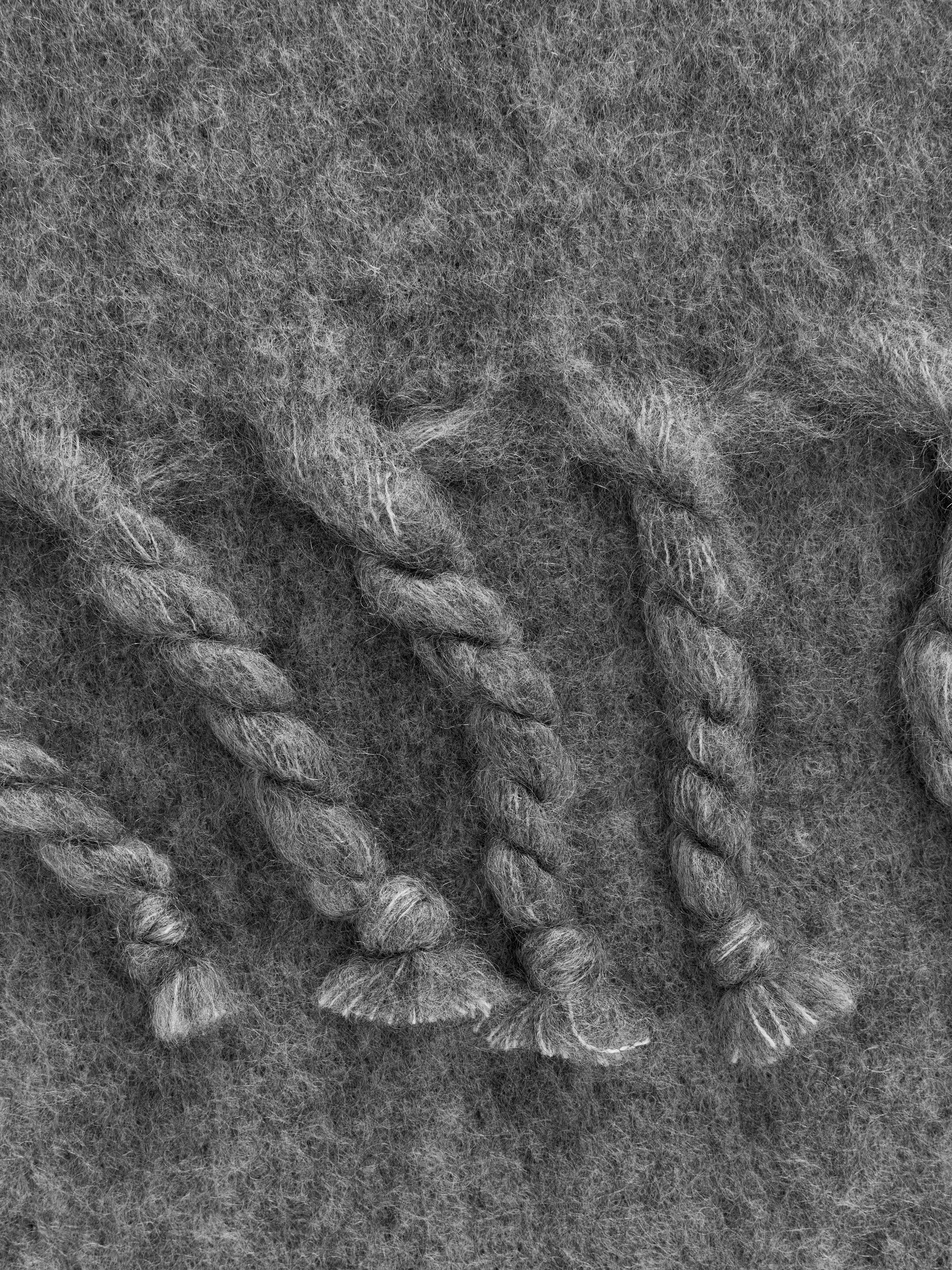 Visualizza immagine più grande: Sciarpa in misto mohair e lana - Grigio - DONNA | H&M IT 4