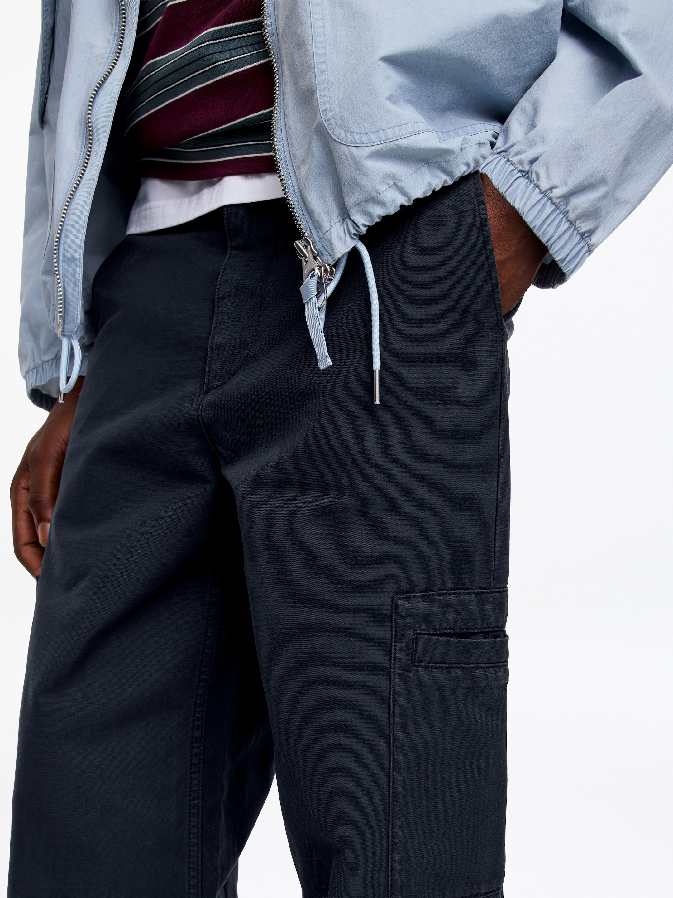 Pantalon utilitaire décontracté - Bleu foncé - Relaxed fit - Homme - StillMedia/Lookbook - 2