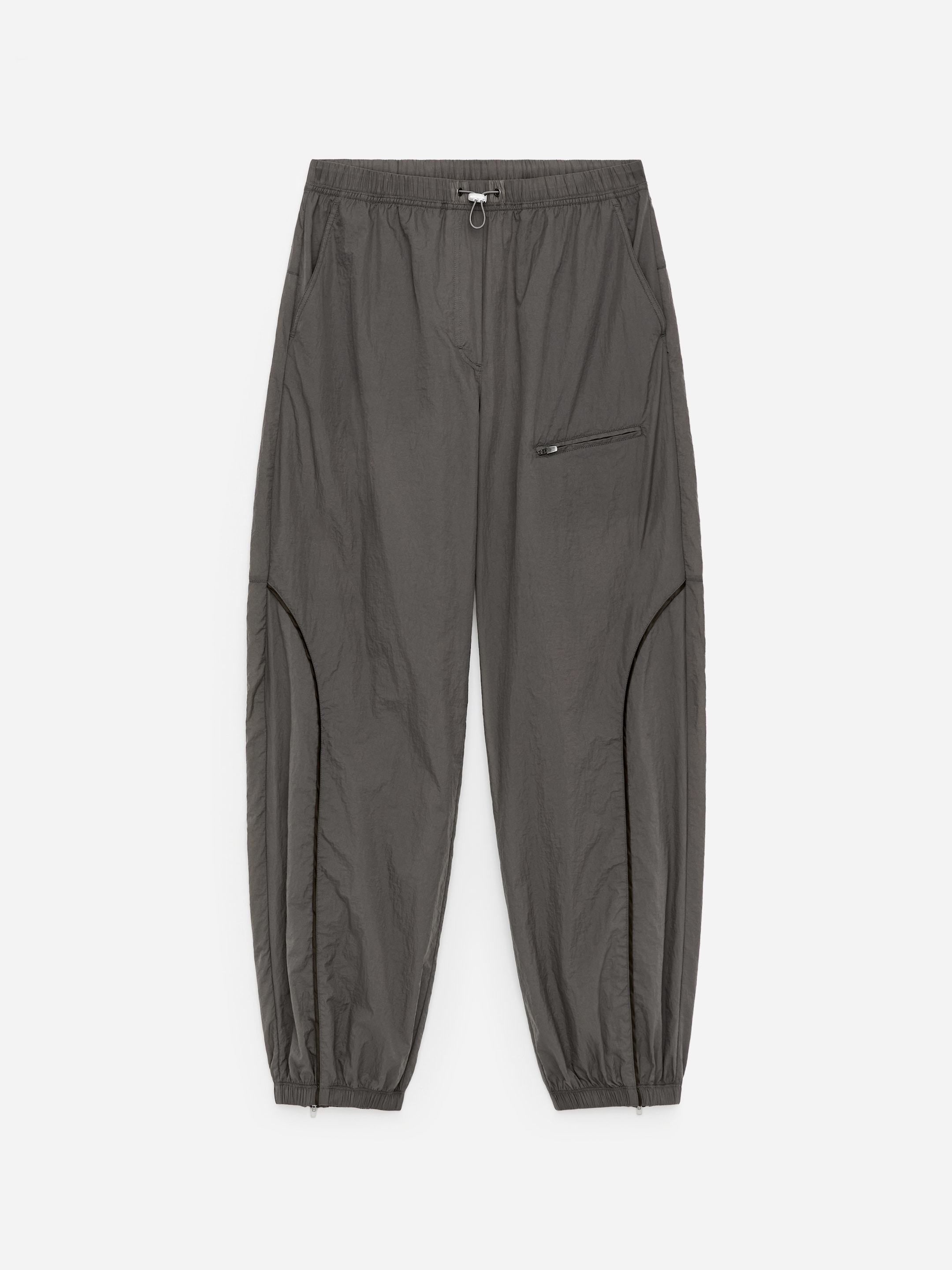 Sheer Ripstop Trousers-#5E5C5B-18007
