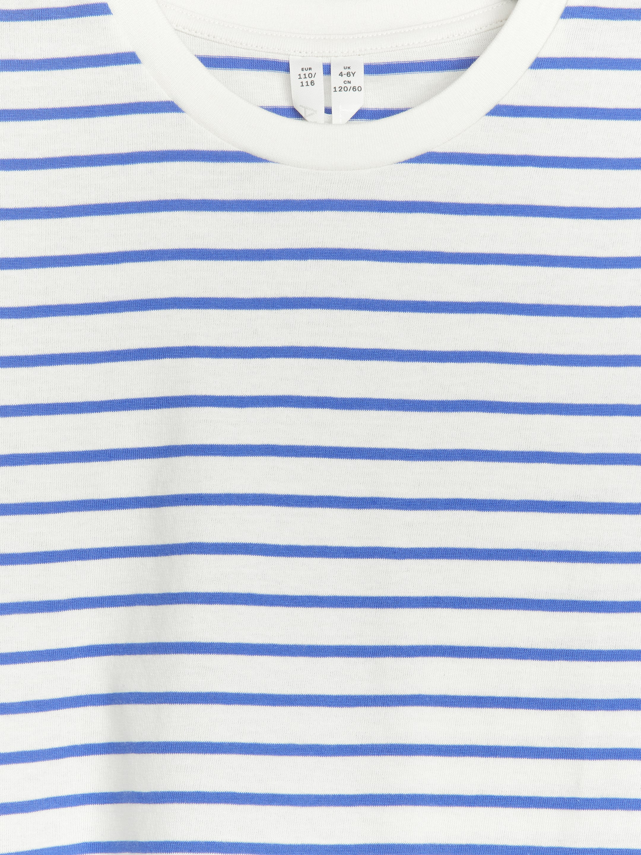 Stripe T-Shirt - White/Blue - Loose fit - Children - StillMedia/DescriptiveDetail - 1