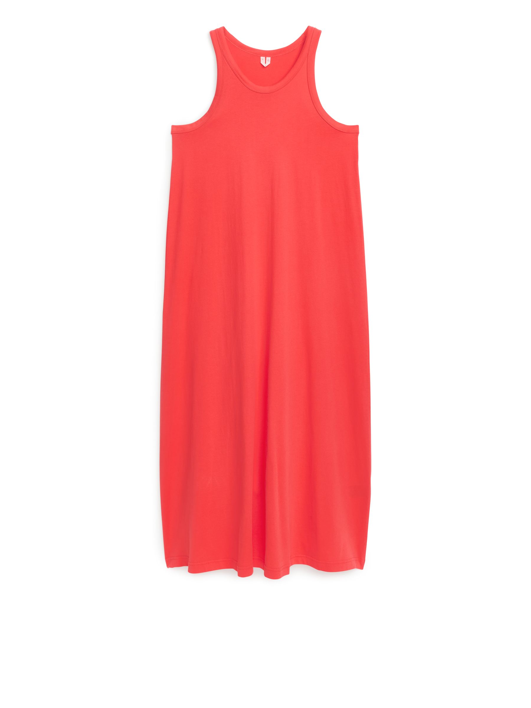 Jersey Maxi Dress - Tomato Red - Oversized - Women - StillMedia/DescriptiveStillLife - 1