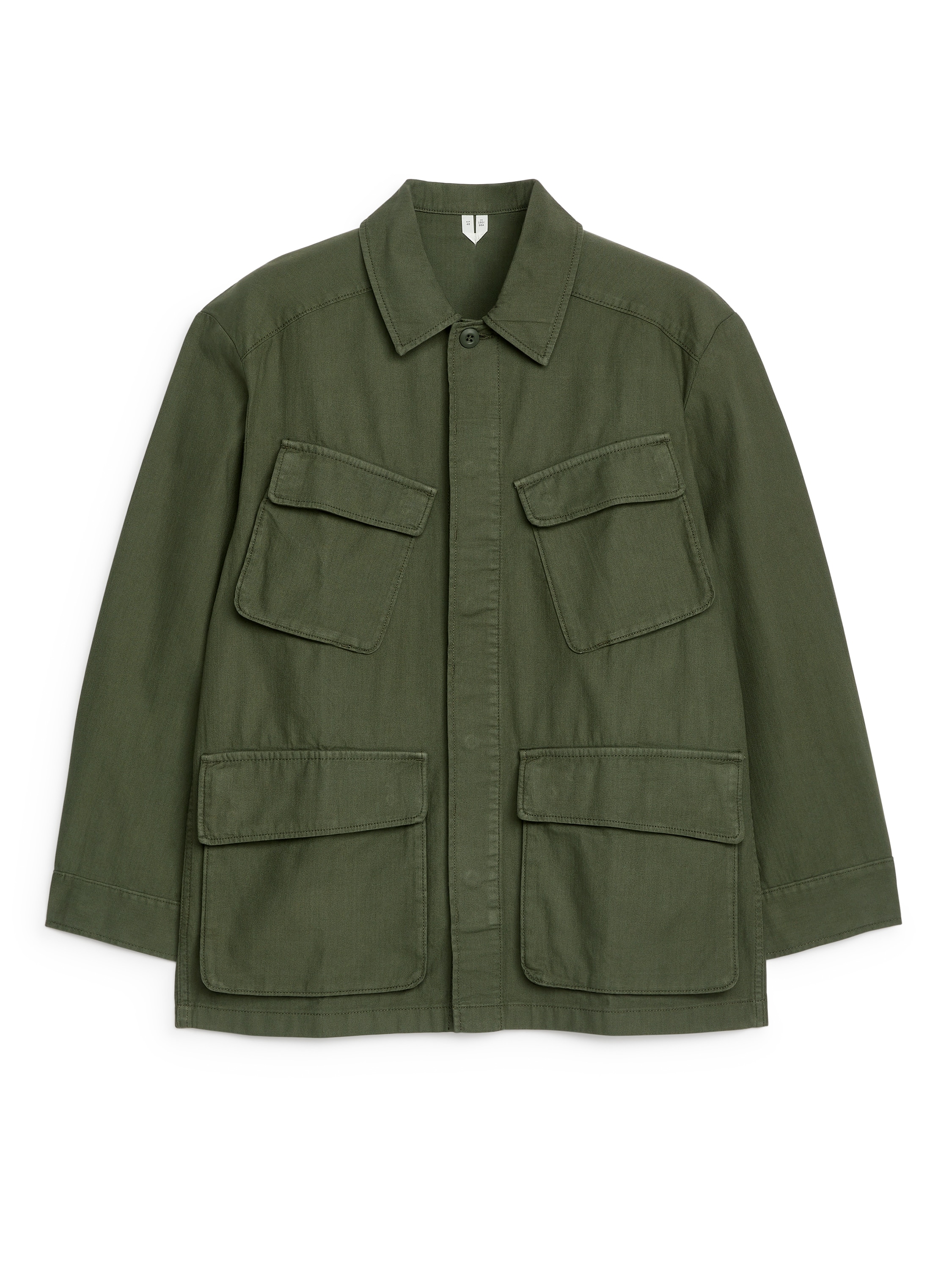 Utility Overshirt – Dark Green – Men – ARKET GB