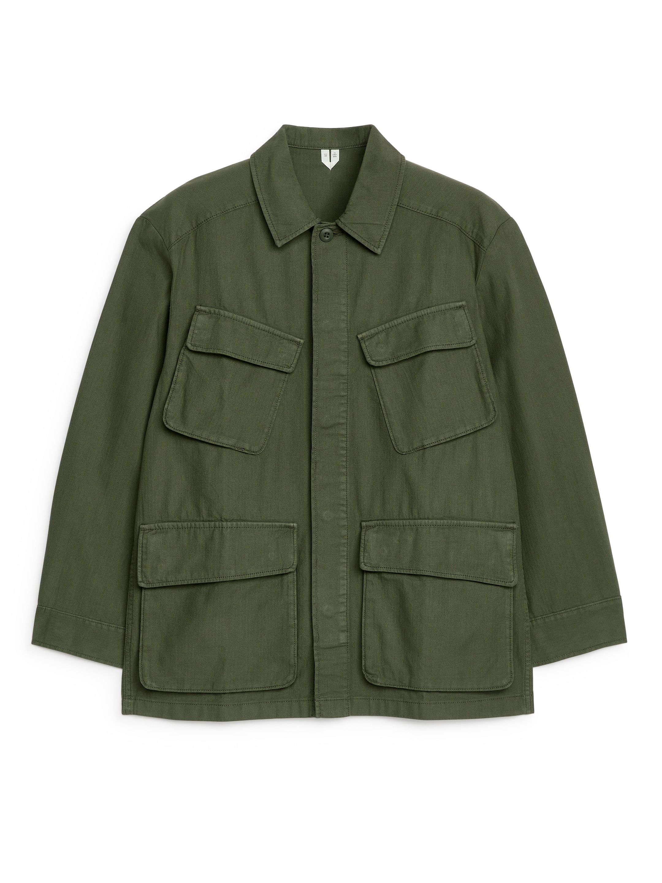 Utility Overshirt - Dark Green - Relaxed fit - Men - StillMedia/DescriptiveStillLife - 1