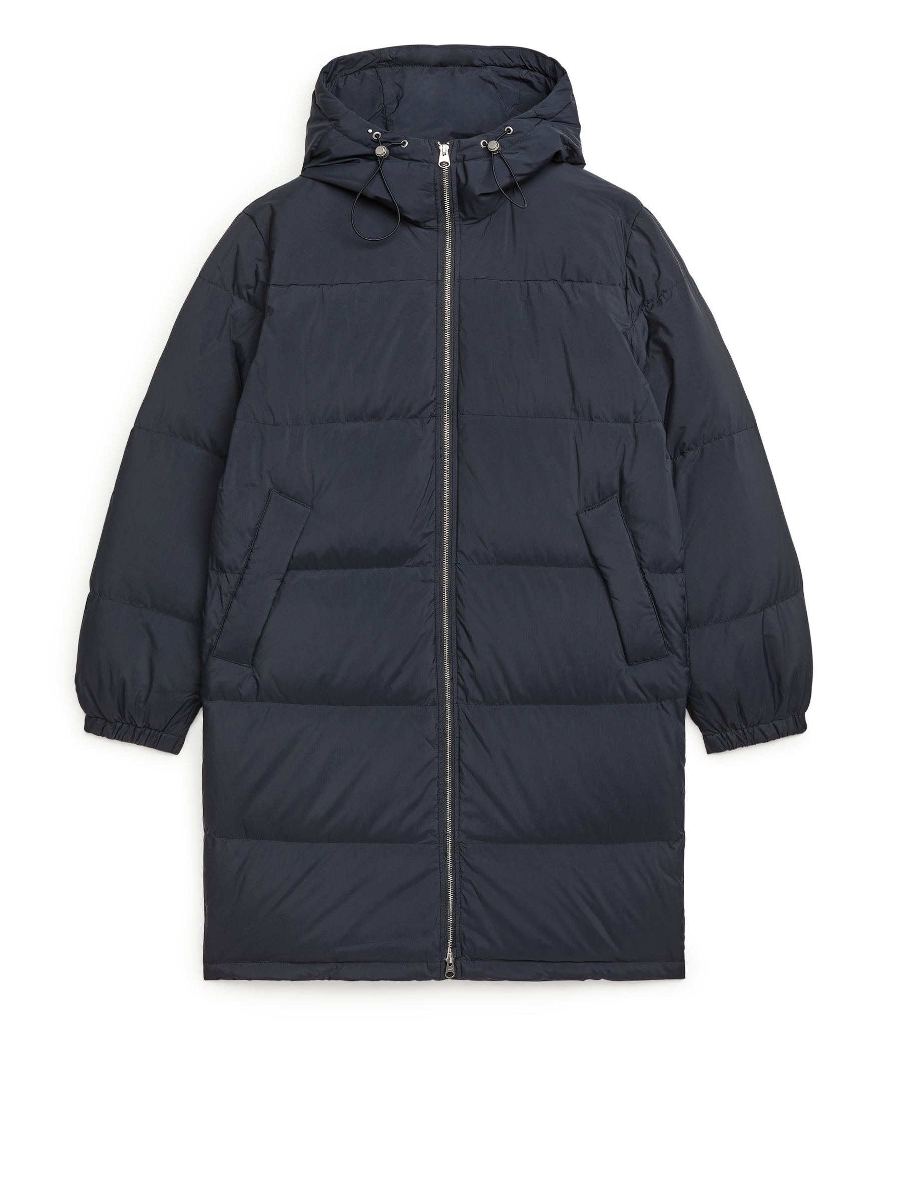 Mittellanger Daunenmantel - Dunkelblau - Regular Fit - Damen - StillMedia/DescriptiveStillLife - 1