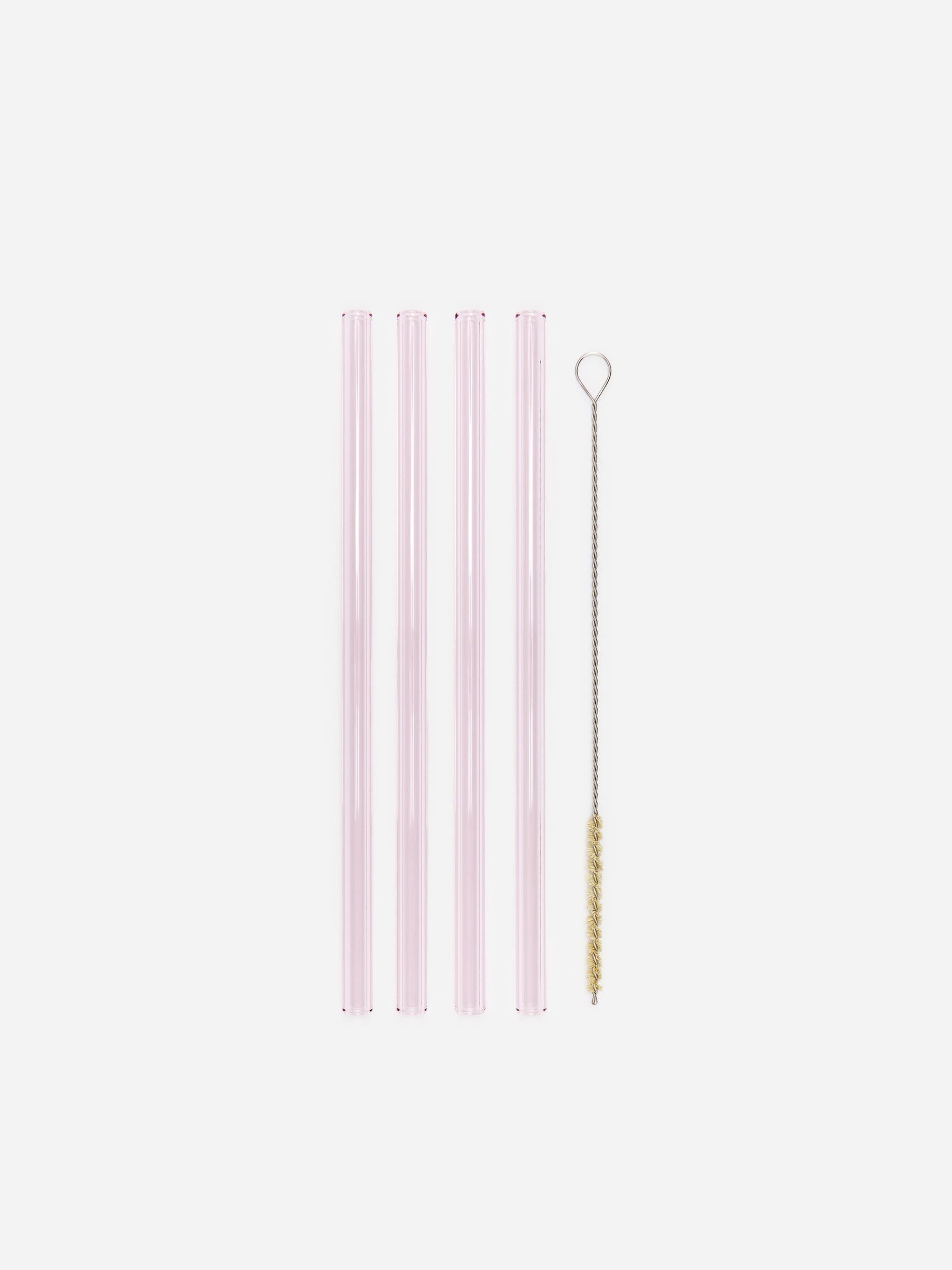 Glastrinkhalme, 4er-Set - Rosa - Haushaltswaren - StillMedia/DescriptiveStillLife - 1