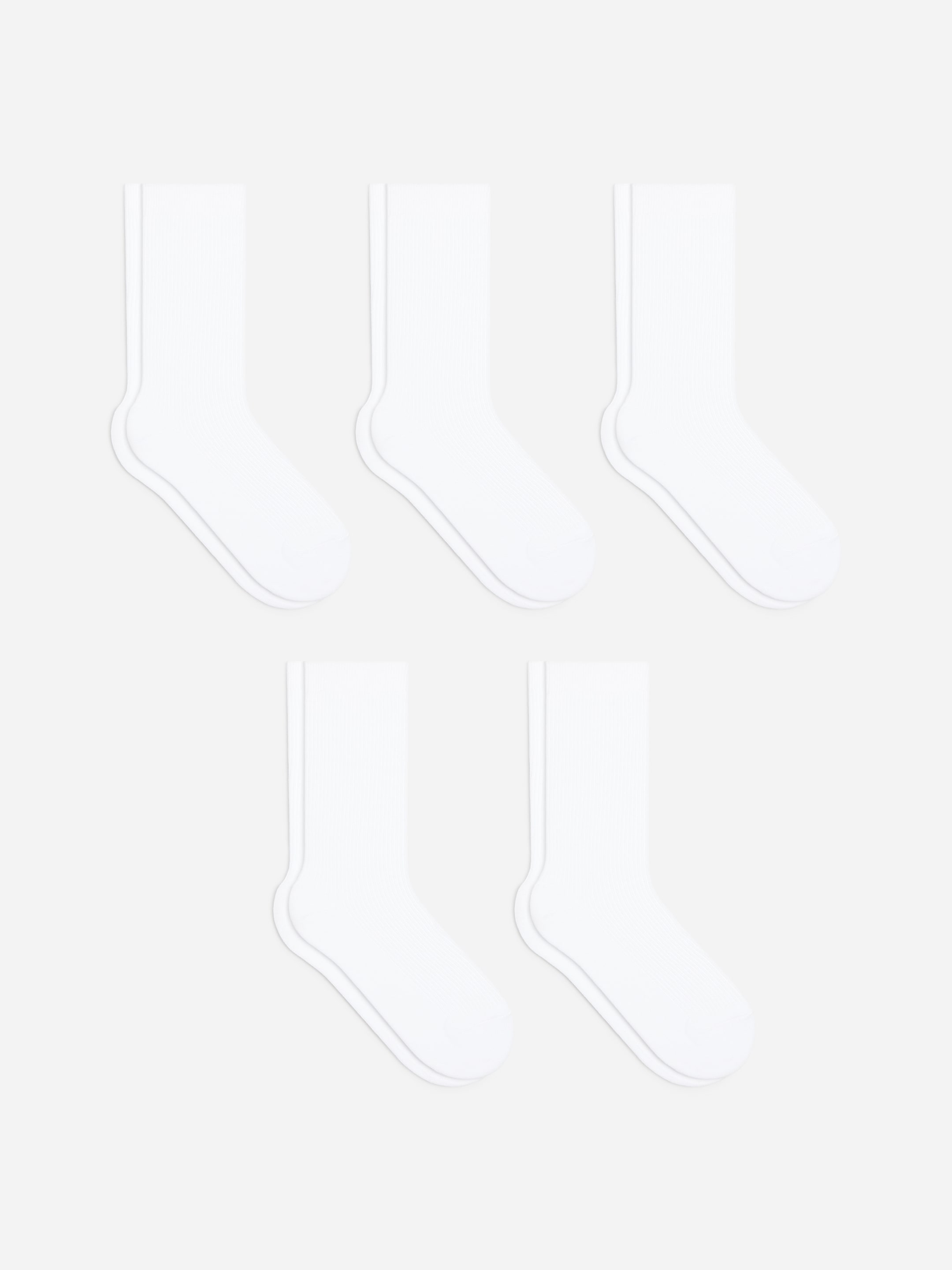 Cotton Rib Socks Set of 3 - White - Women - StillMedia/DescriptiveStillLife - 6
