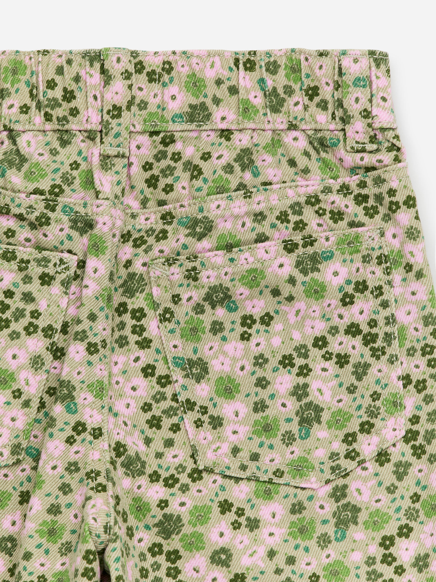 Pantalon large en jean - Vert clair - Relaxed fit - Enfant - StillMedia/DescriptiveDetail - 1