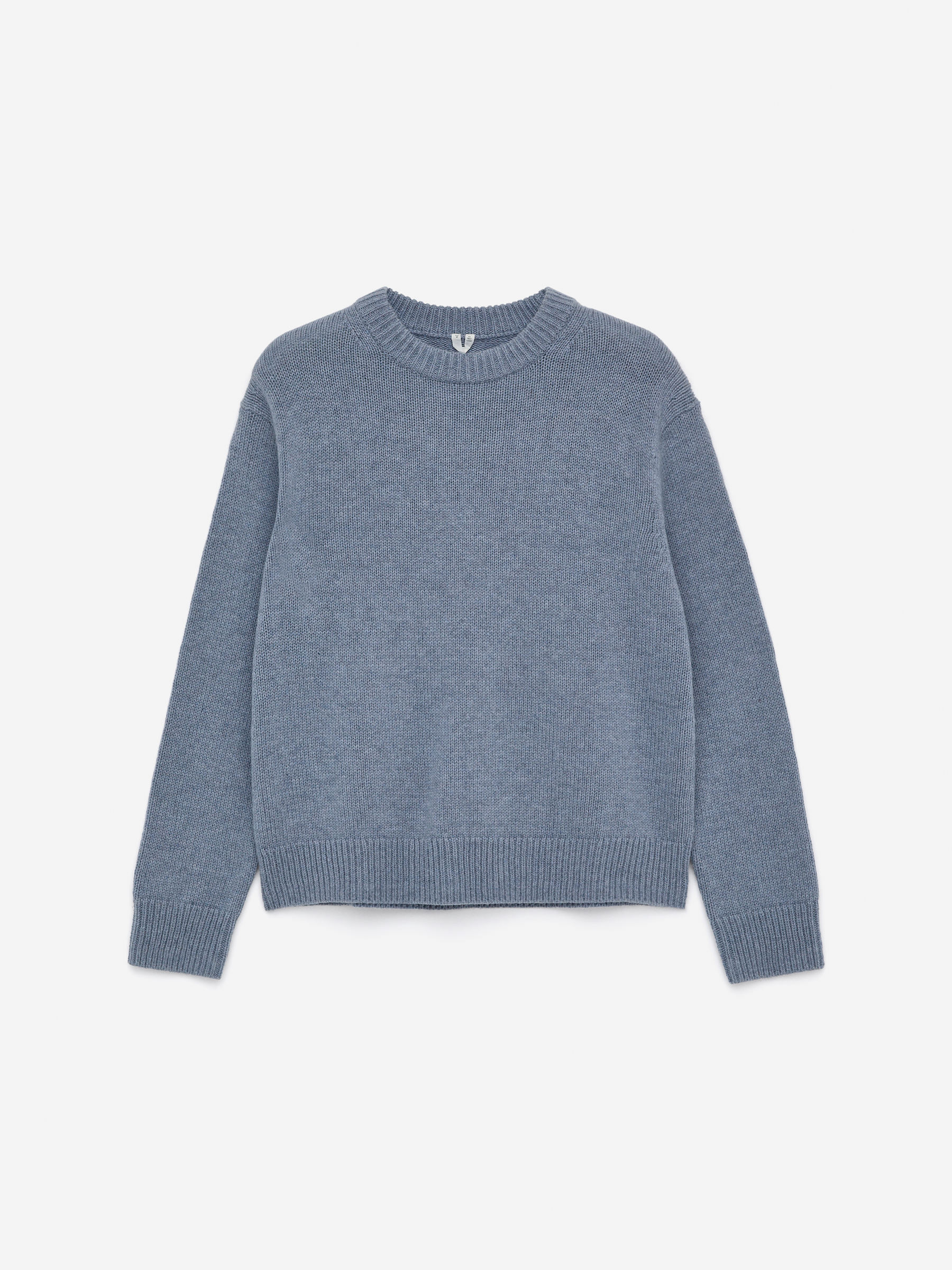 Heavy Knit Wool Jumper-#7B8192-16012