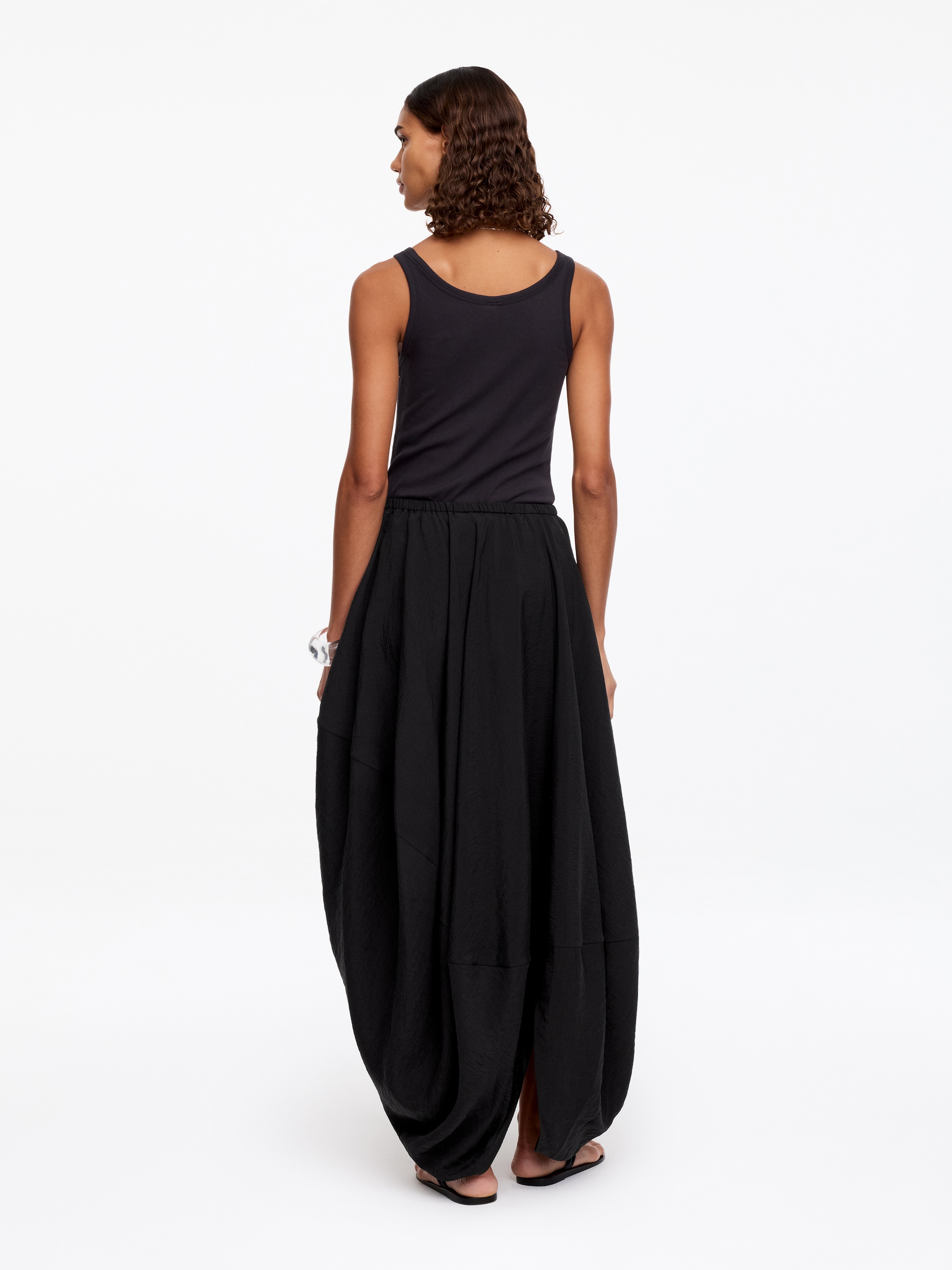 Jupe cocon - Noir - Regular fit - Femme - StillMedia/Lookbook - 3
