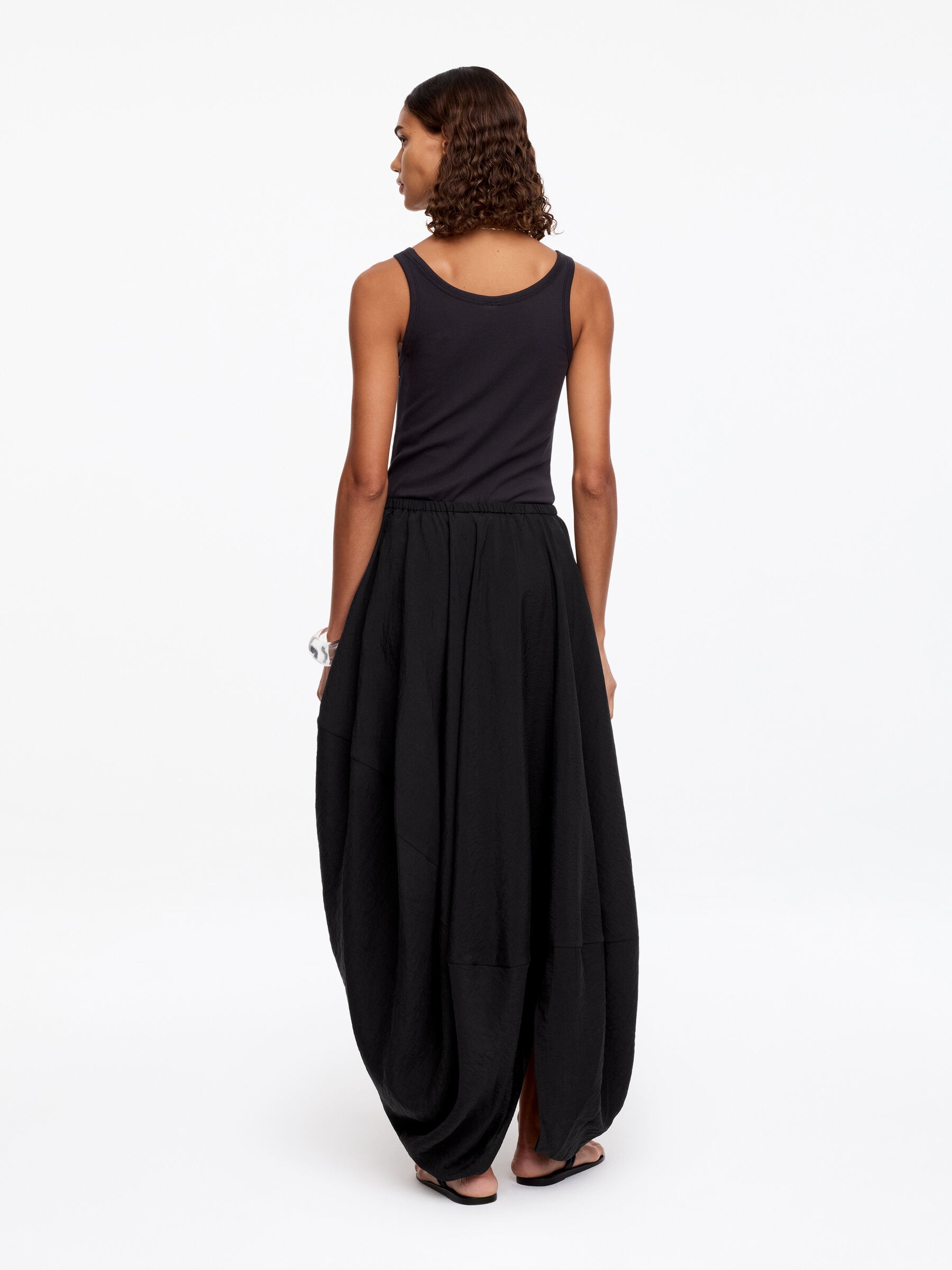 Kokonförmiger Rock - Schwarz - Regular Fit - Women - StillMedia/Lookbook - 3