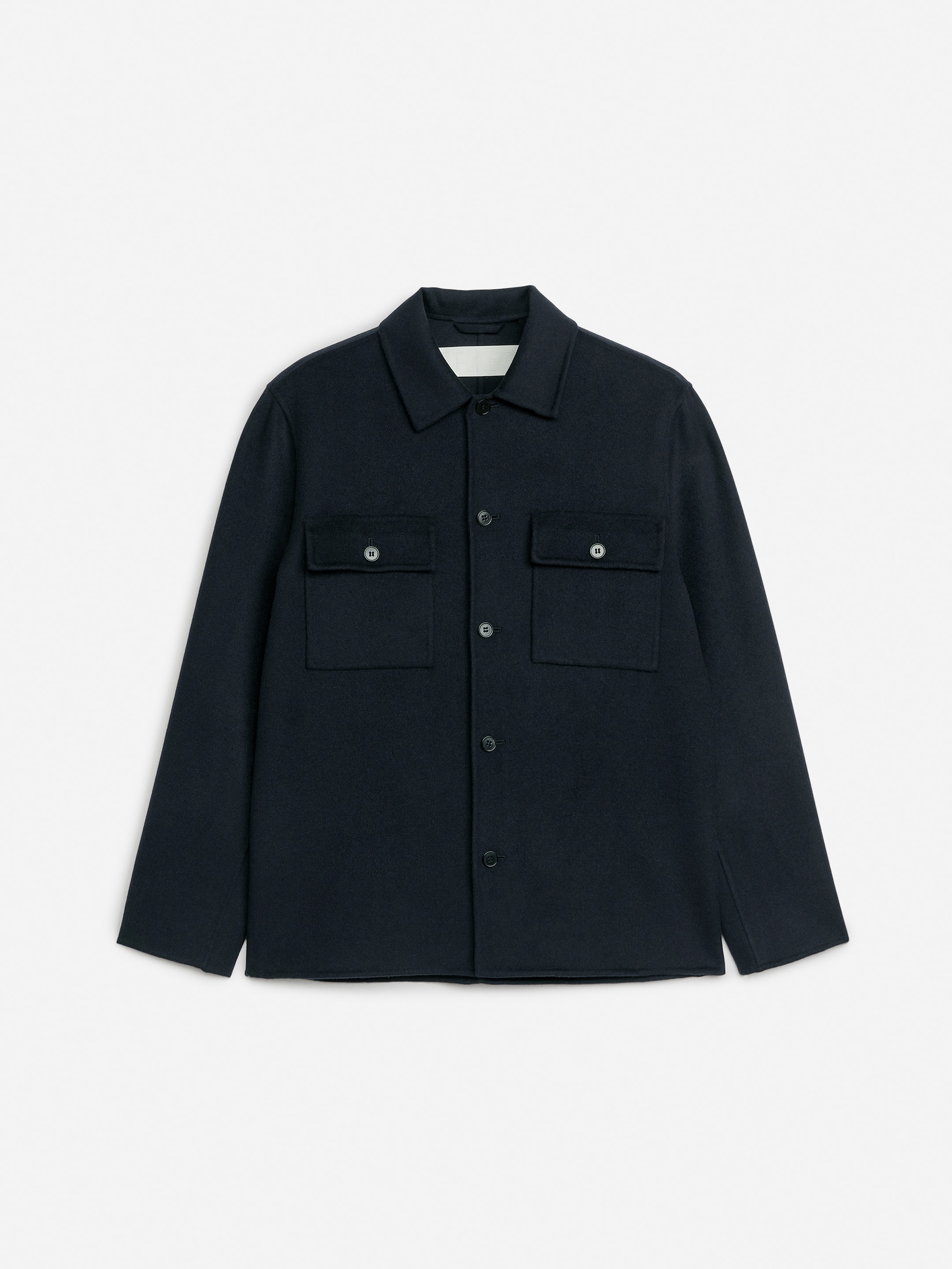 Größeres Bild anzeigen: Doubleface-Hemd aus Wollmischung - Dunkelblau - Men | H&M AT 1