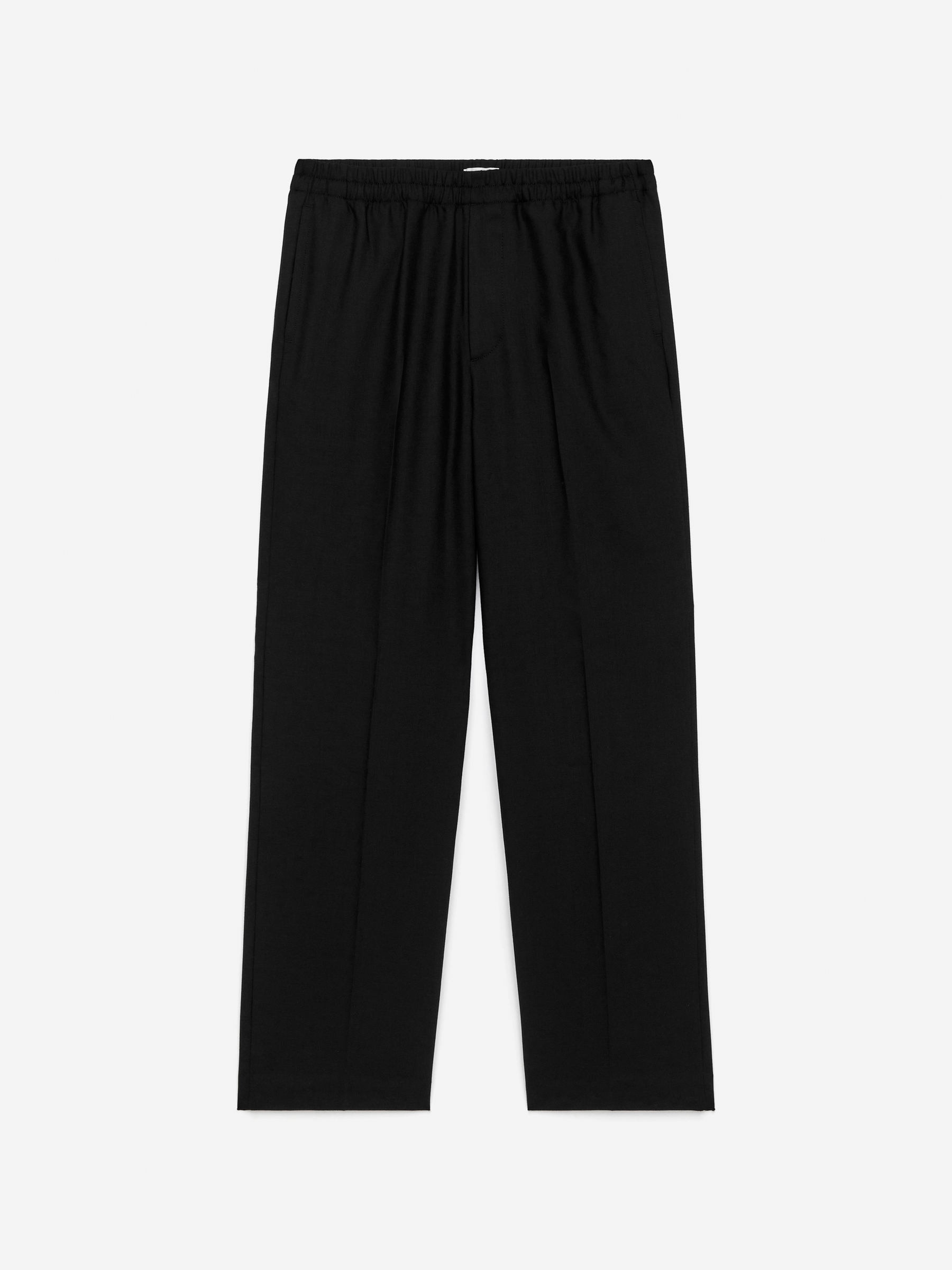 Loose-Fit Wool Trousers - Black - Loose fit - Men - StillMedia/DescriptiveStillLife - 1