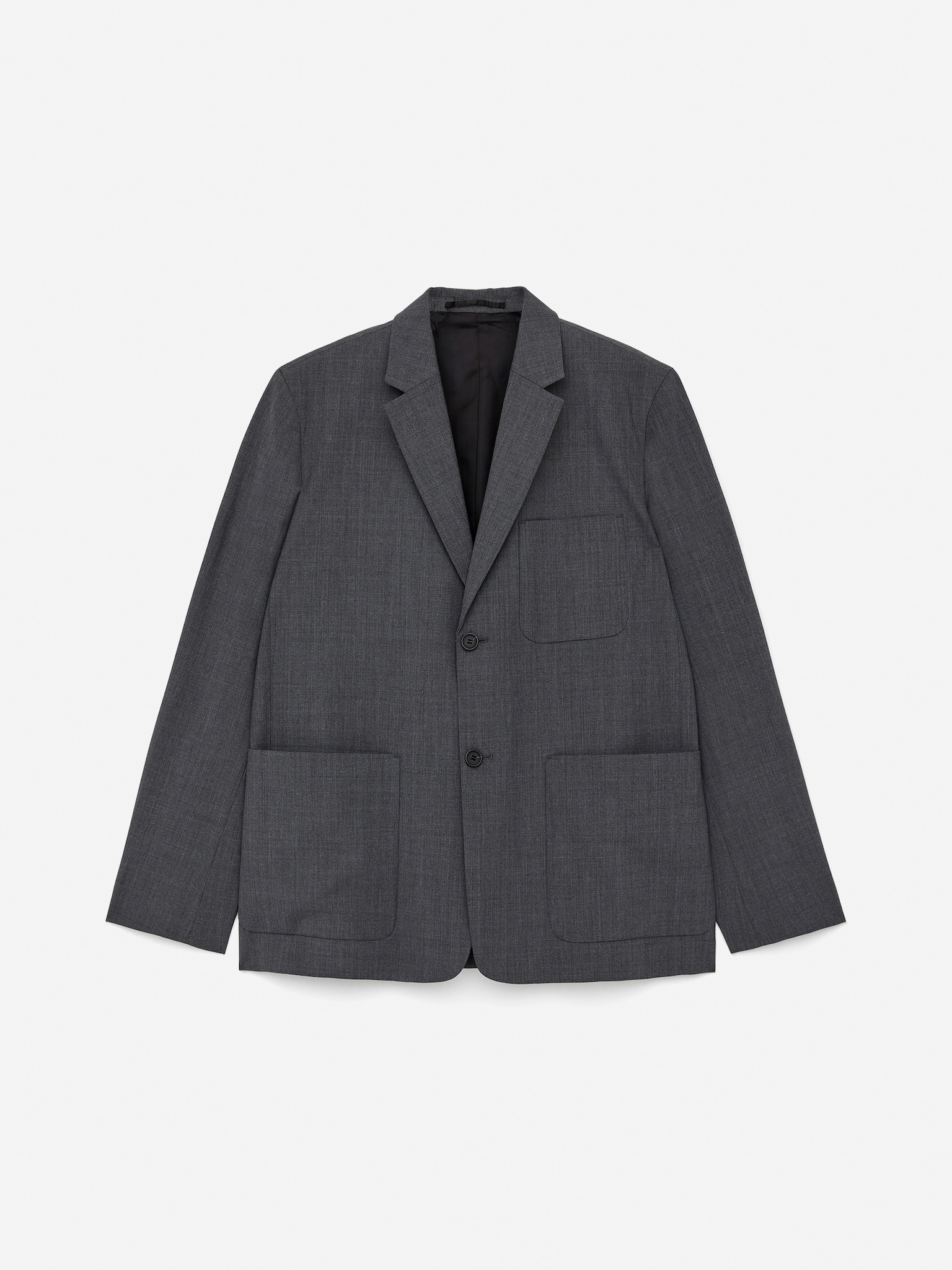 Blazer en laine - Gris chiné - 2
