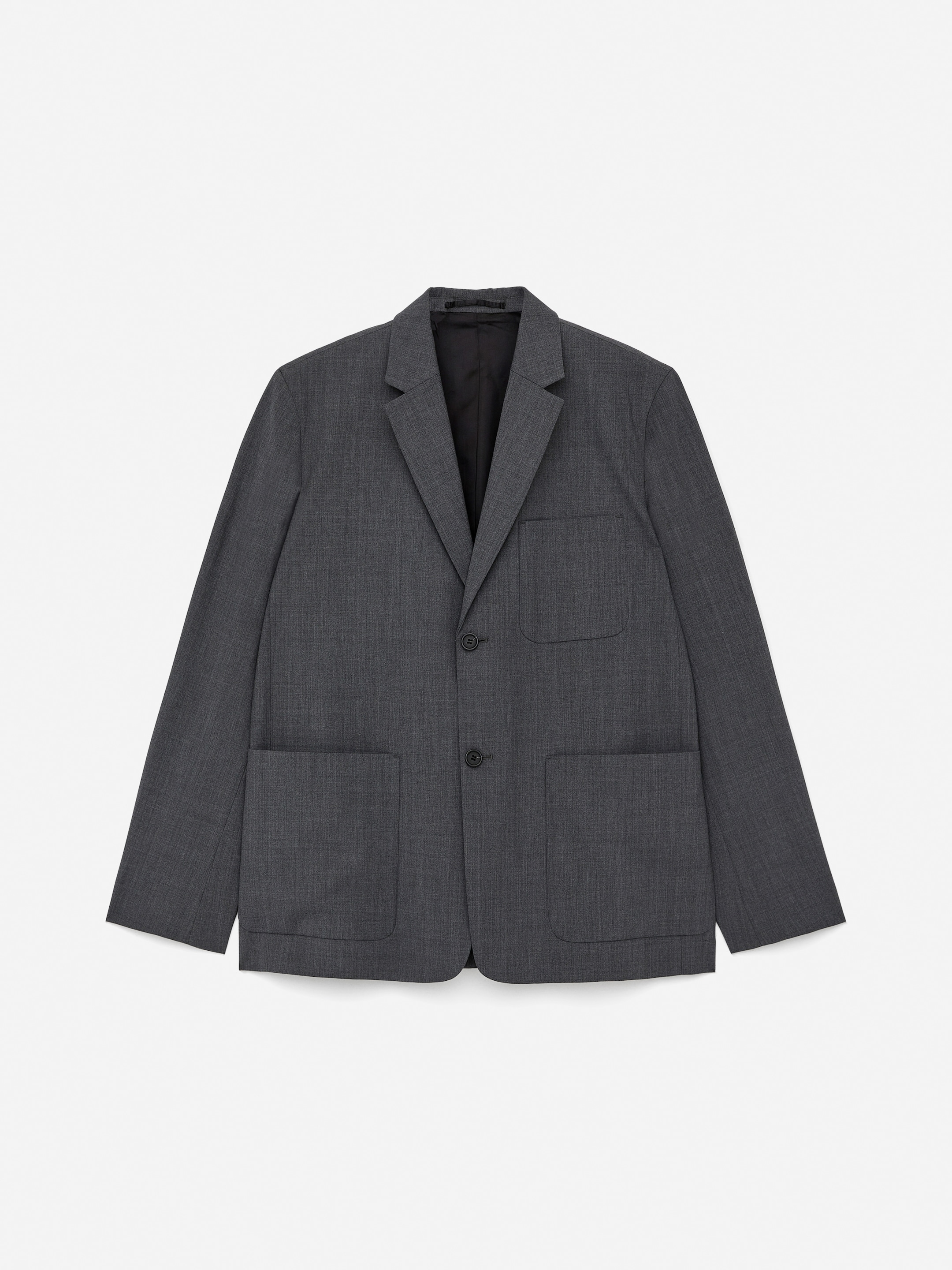 Wool Blazer - Grey Melange - Regular fit - Men - StillMedia/DescriptiveStillLife - 2