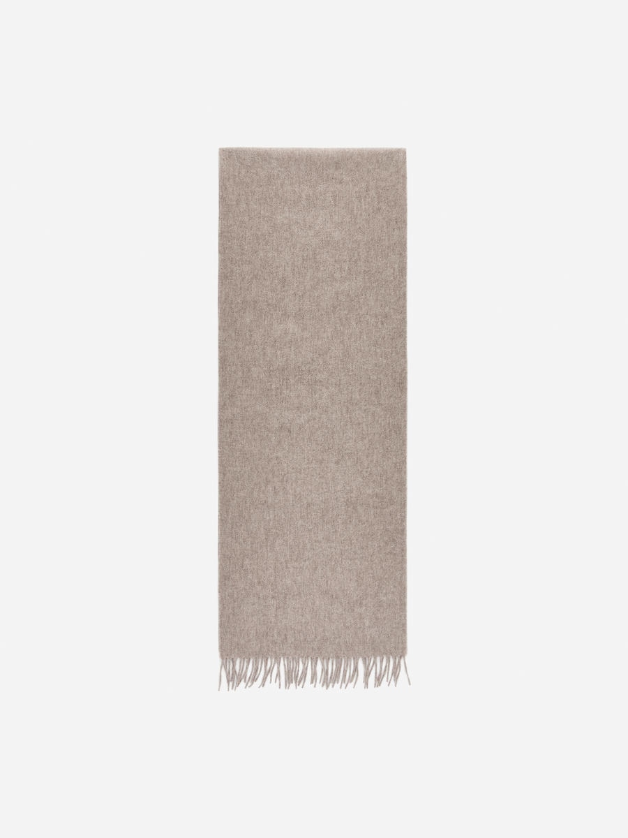 ARKET Men's  Cashmere Scarf Beige,  size 160x30