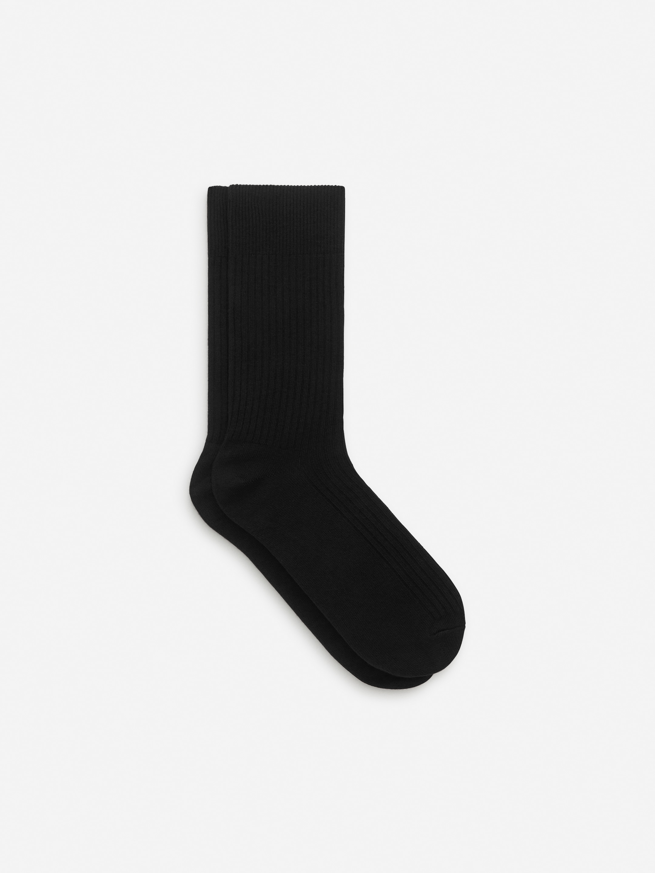 Agrandir l'image: Chaussettes en coton supima côtelé - Noir - HOMME | H&M CH 1