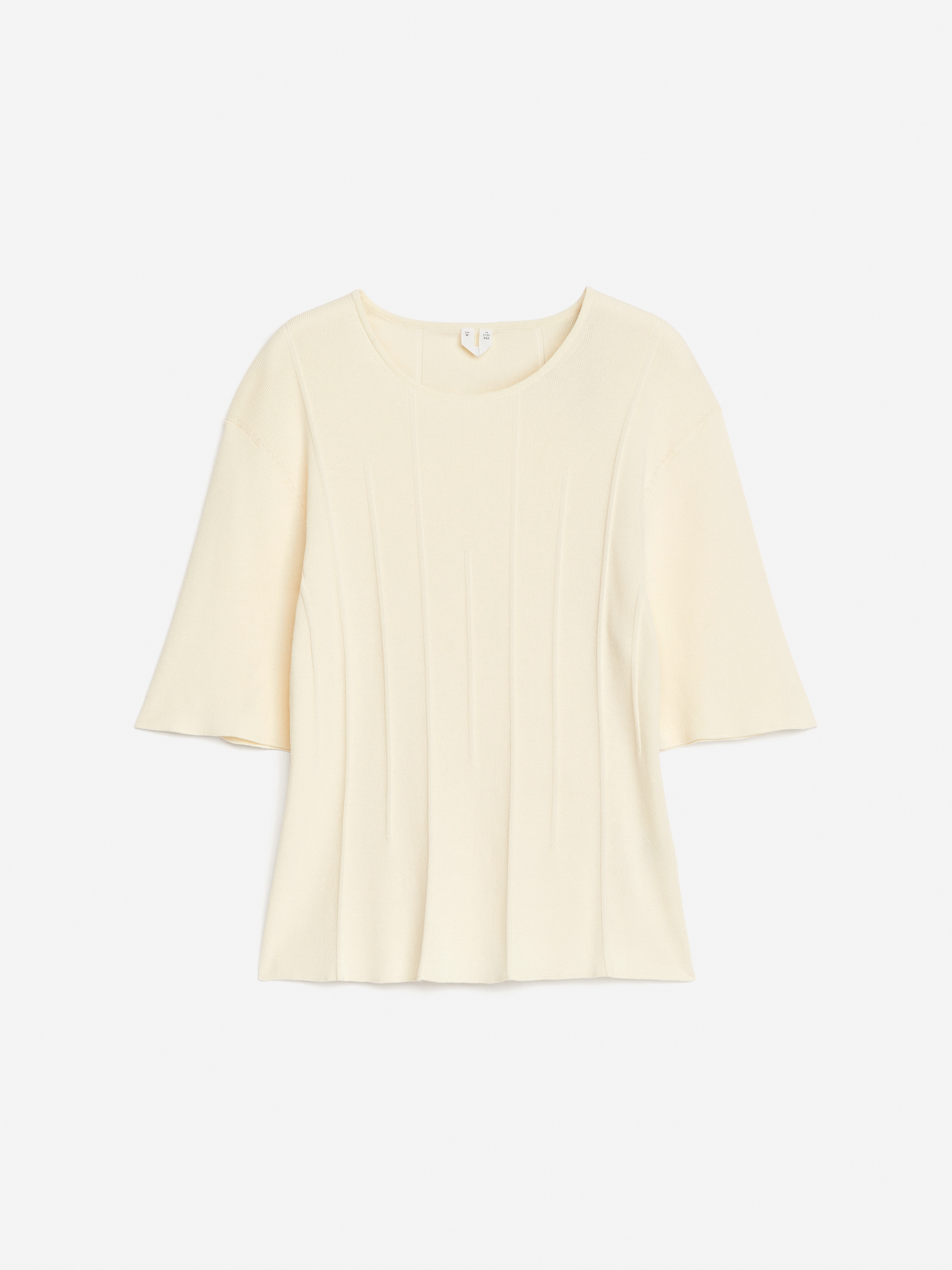 Maglia con lavorazione a coste-#f0e9d7-11653
