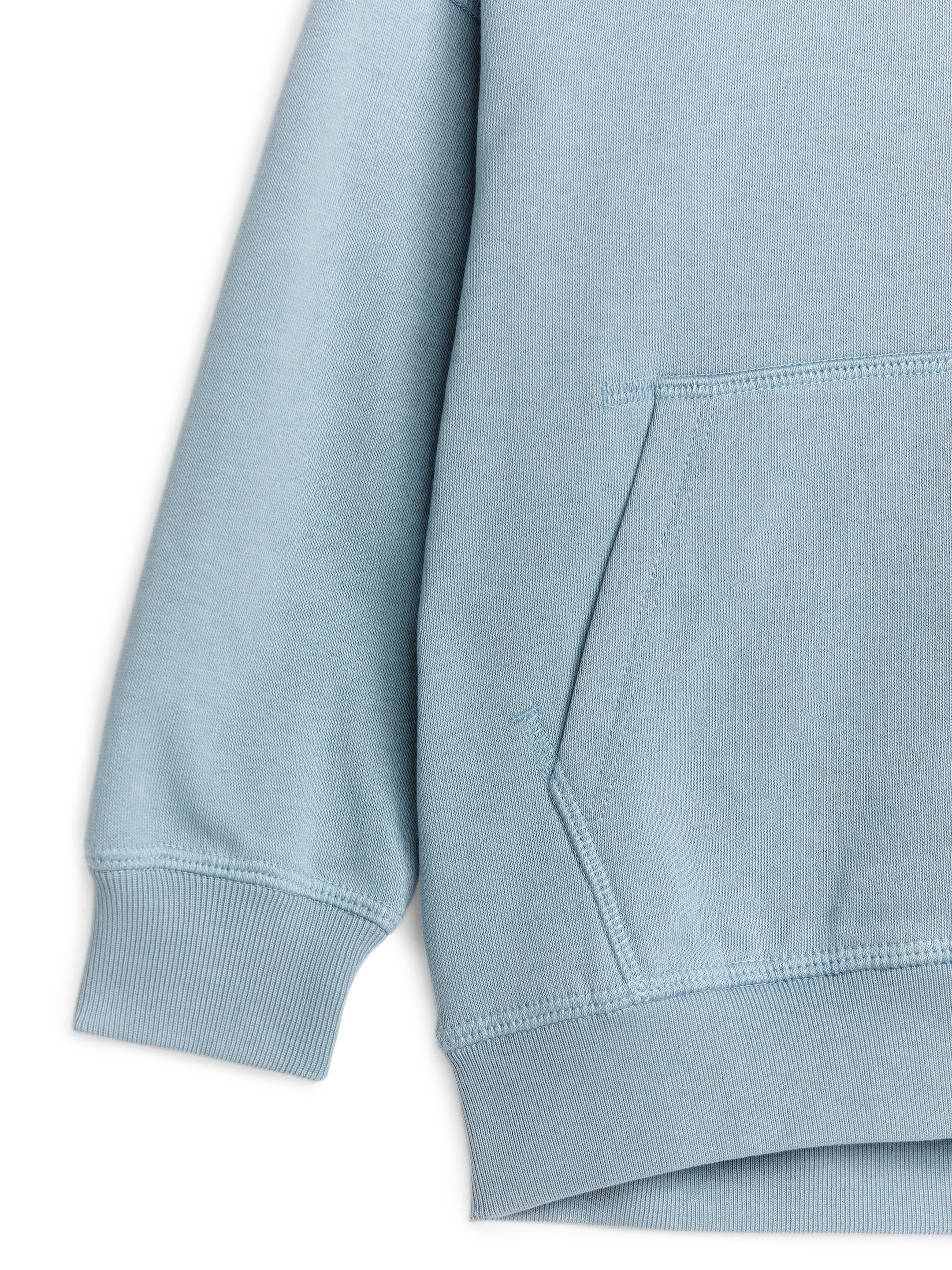 French Terry Hoodie - Light Blue - Regular fit - Children - StillMedia/DescriptiveDetail - 1