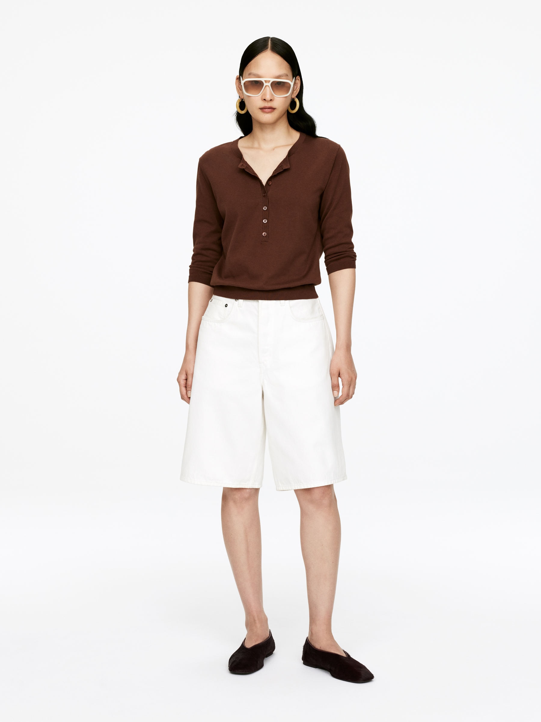 Ballerina aus Leder - Braun - Damen - StillMedia/Lookbook - 6