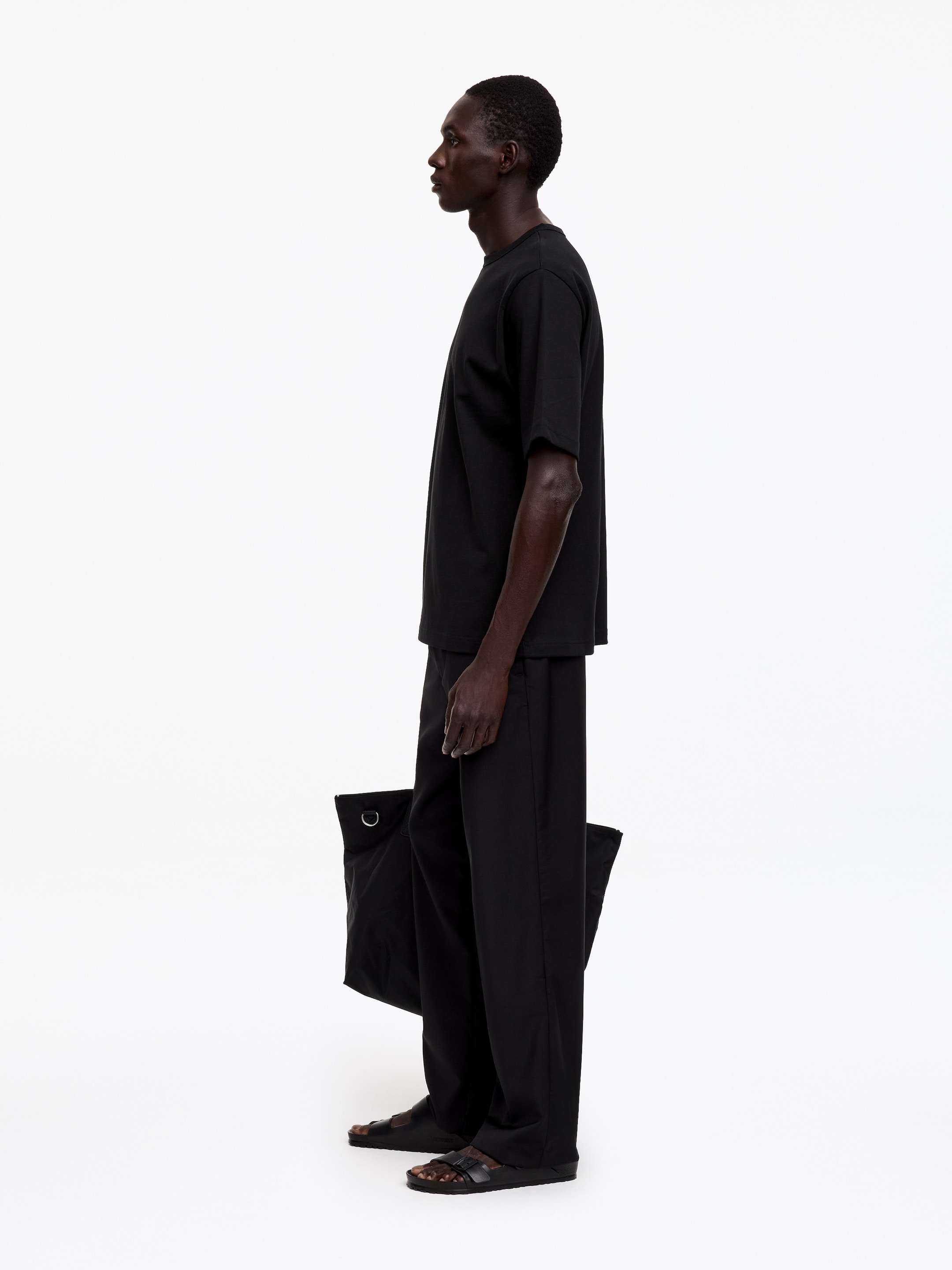 Gruby T-shirt - Czarny - Fason swobodny - men - StillMedia/Lookbook - 22