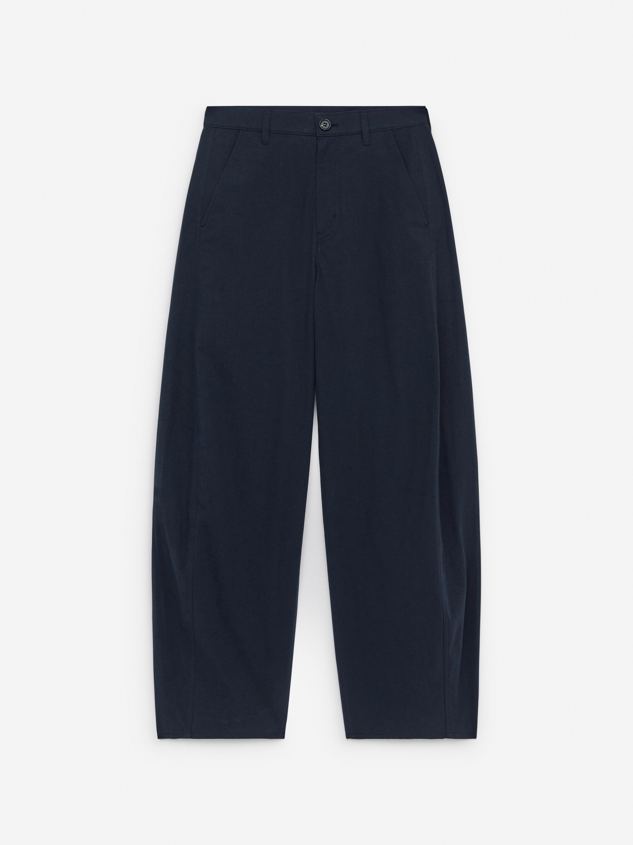 Agrandir l'image: Pantalon jambes barrel - Bleu foncé - FEMME | H&M BE 5