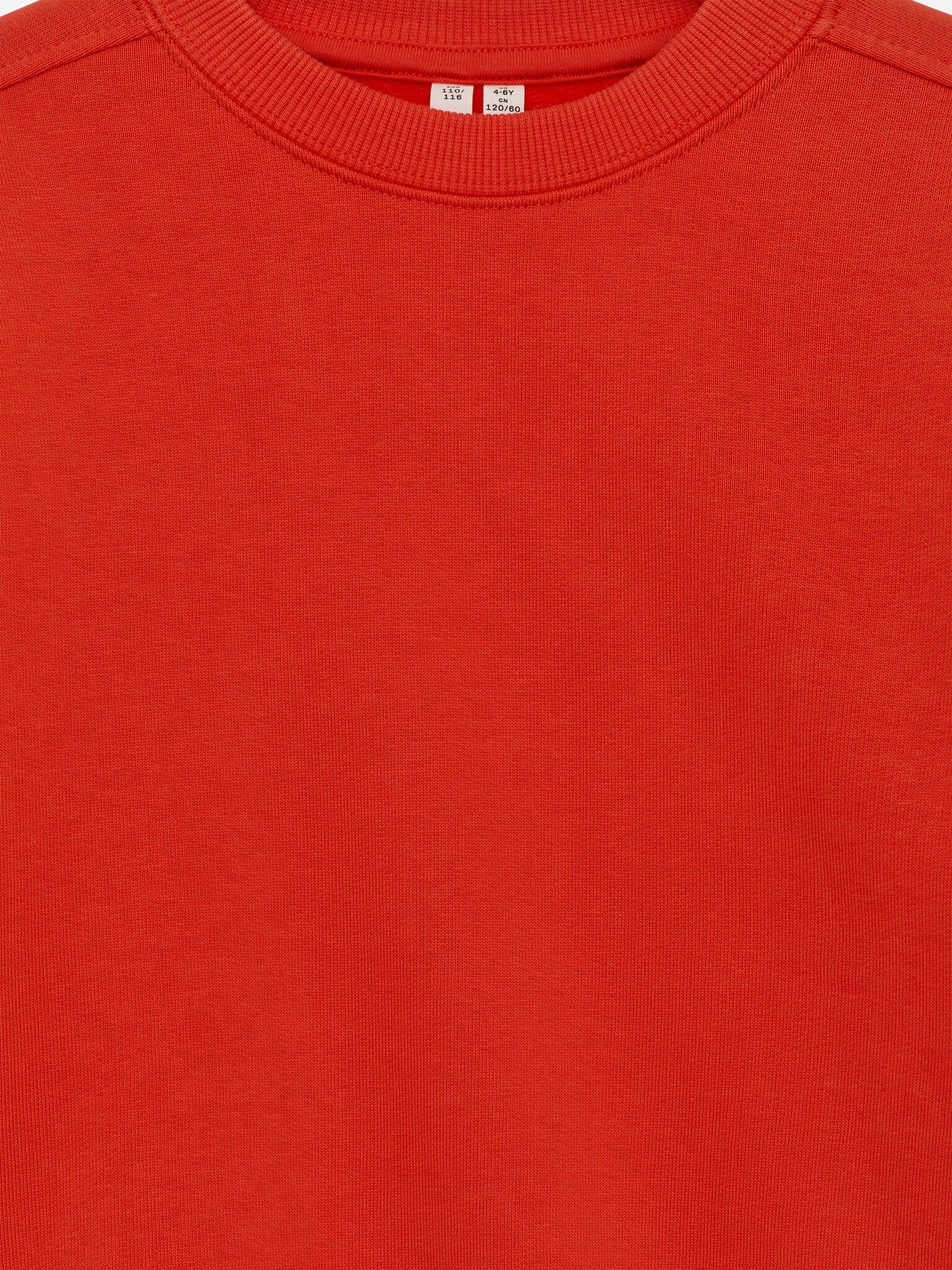 Kraftig sweatshirt - Rød - 2