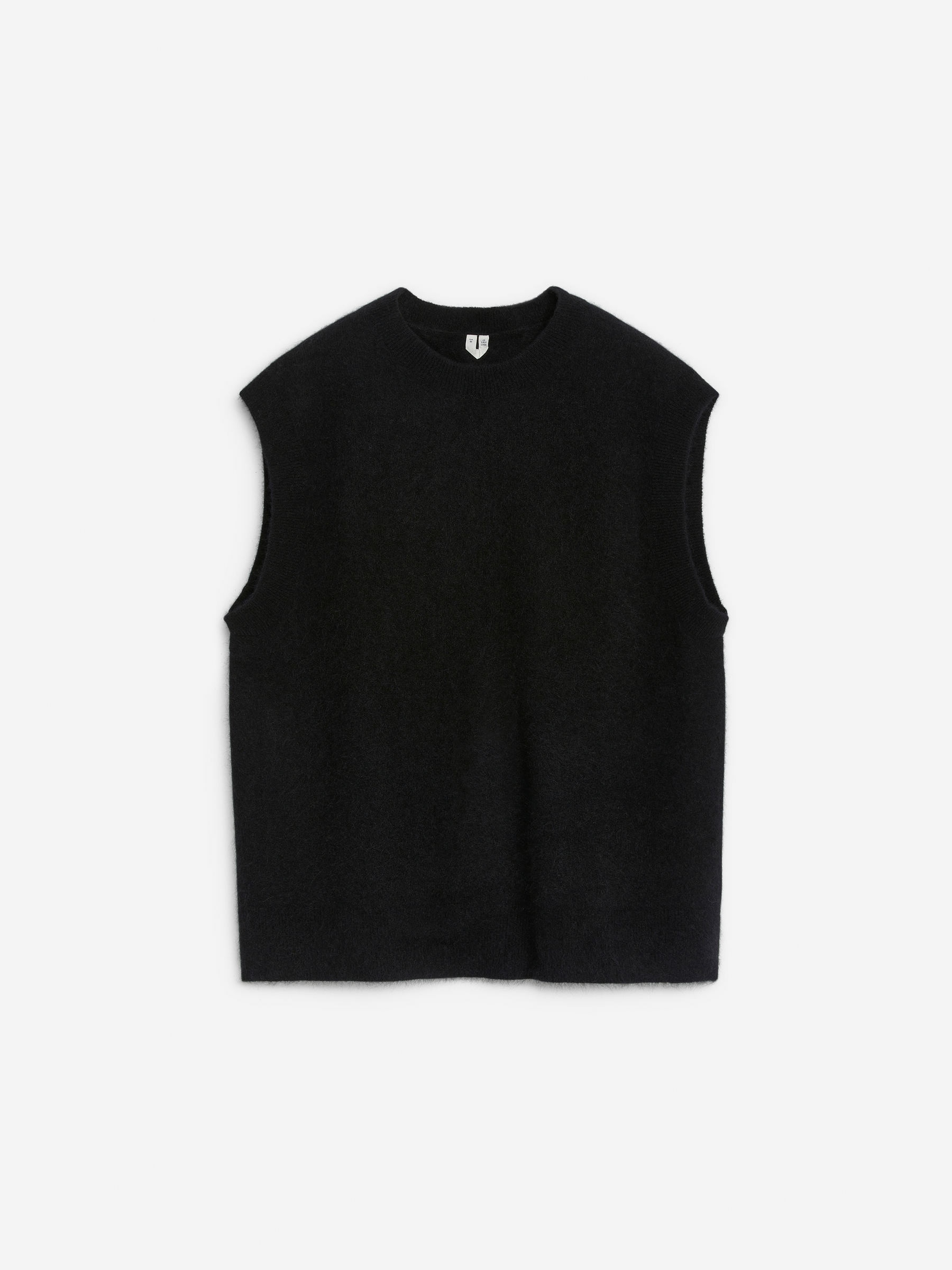 Gilet en mélange de laine et d'alpaga-#272628-13534