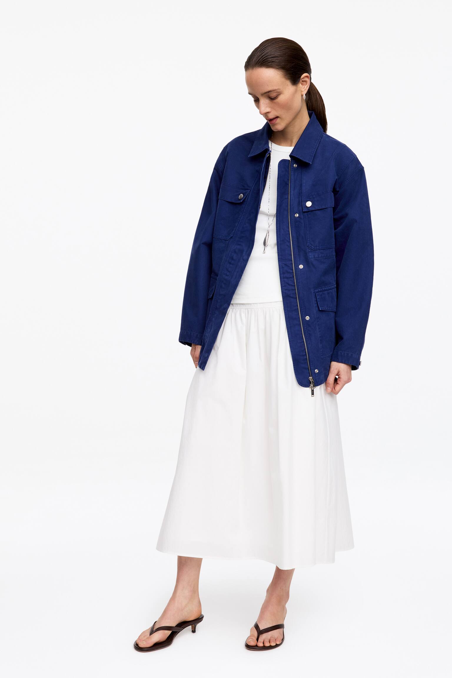 Geripptes Tanktop - Weiß/Schwarz/Grau/Rosa - 6