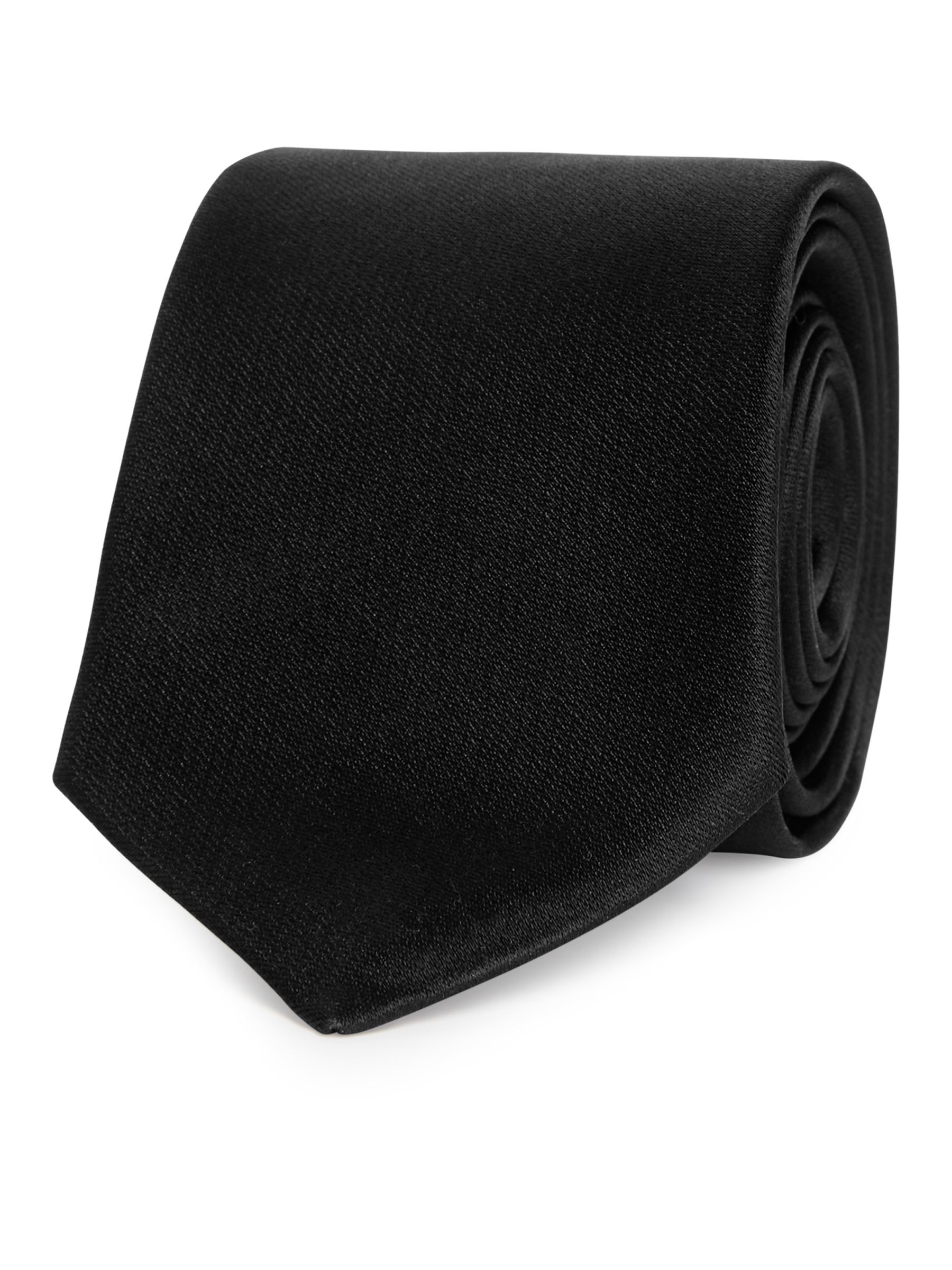 Corbata de seda fina - Negro - Men - StillMedia/DescriptiveStillLife - 3