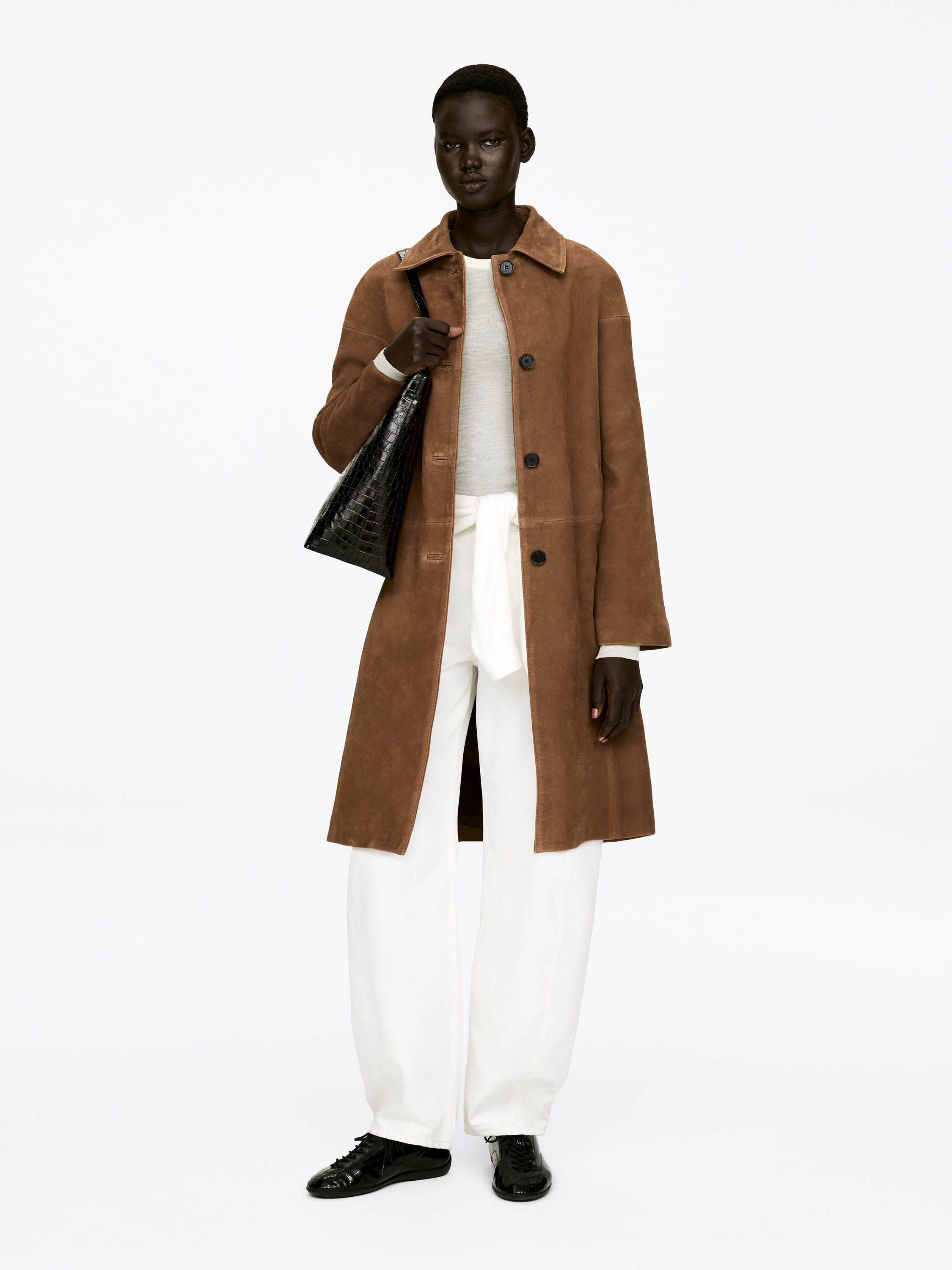 Suede Coat-#966831-14997