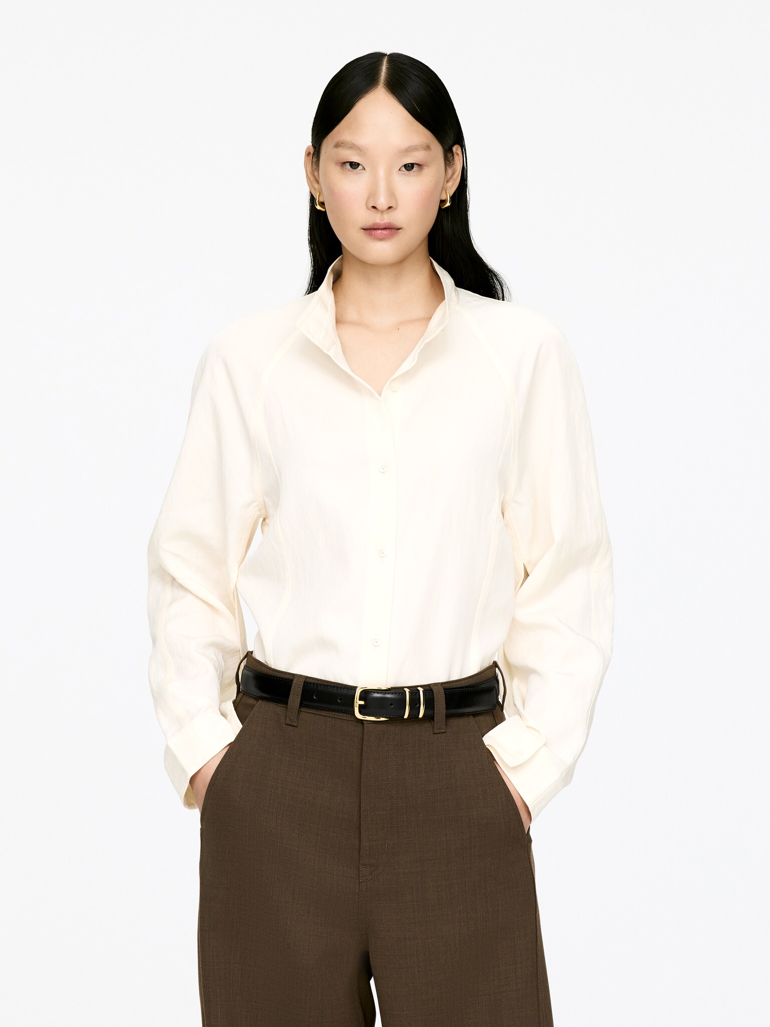 Ceinture en cuir - Noir/Noir - 1