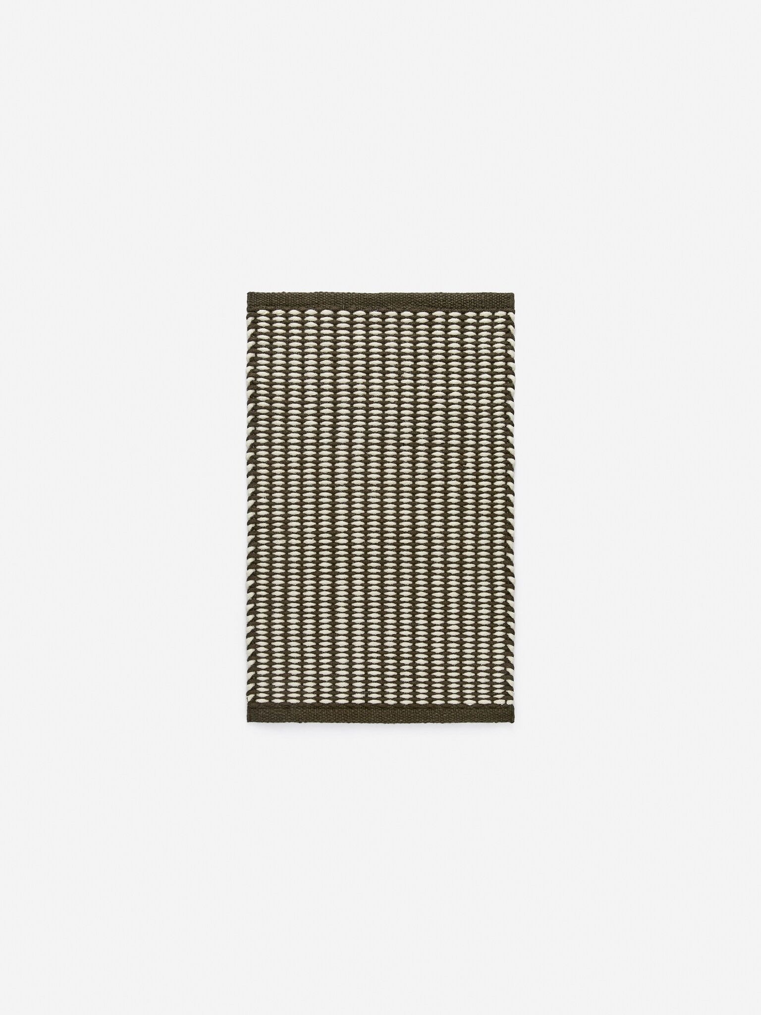 Jute Door Mat - Kakigroen/beige