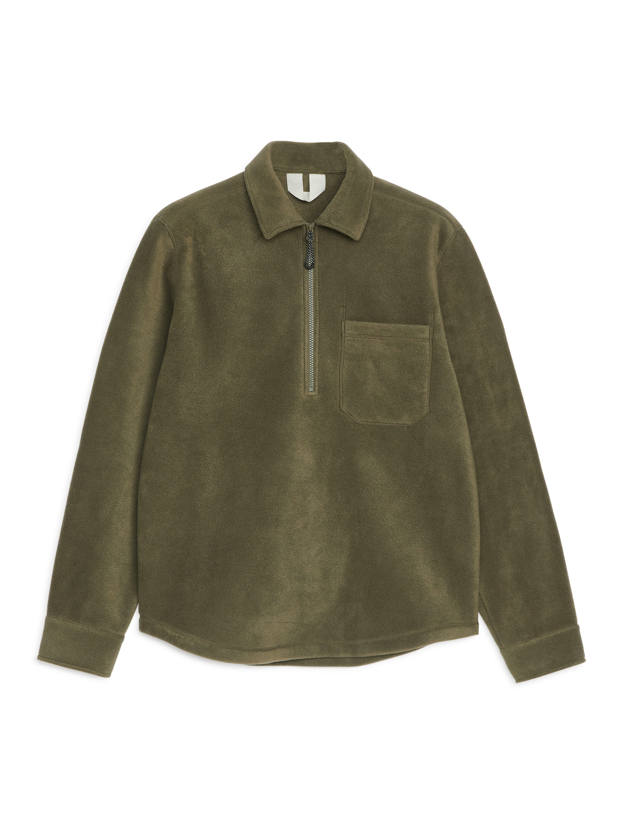 Fleece-Hemd von Active - Khaki Green - Regular Fit - men - StillMedia/DescriptiveStillLife - 1