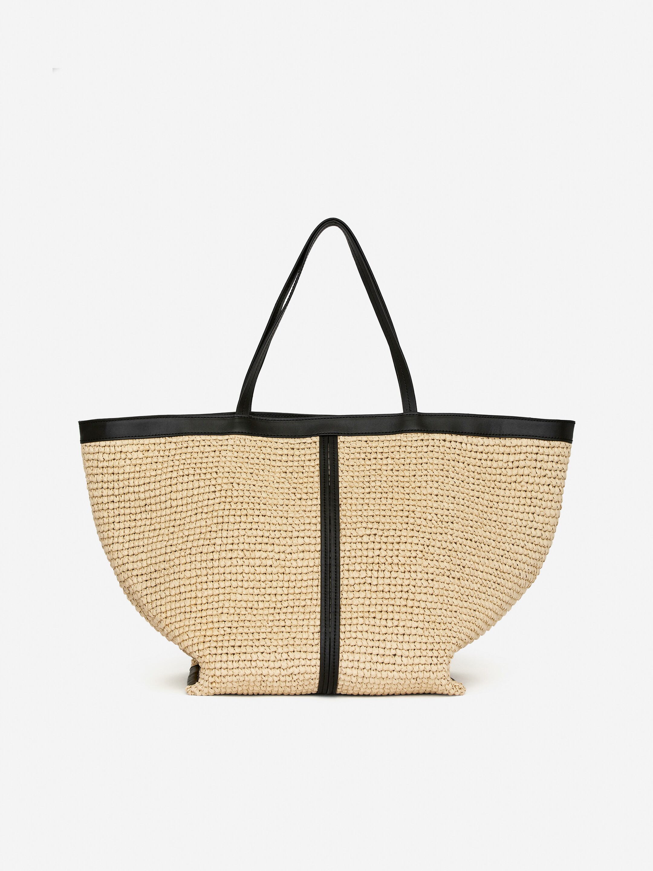 Grotere afbeelding bekijken: Tas van stro - Beige - DAMES | H&M BE 5
