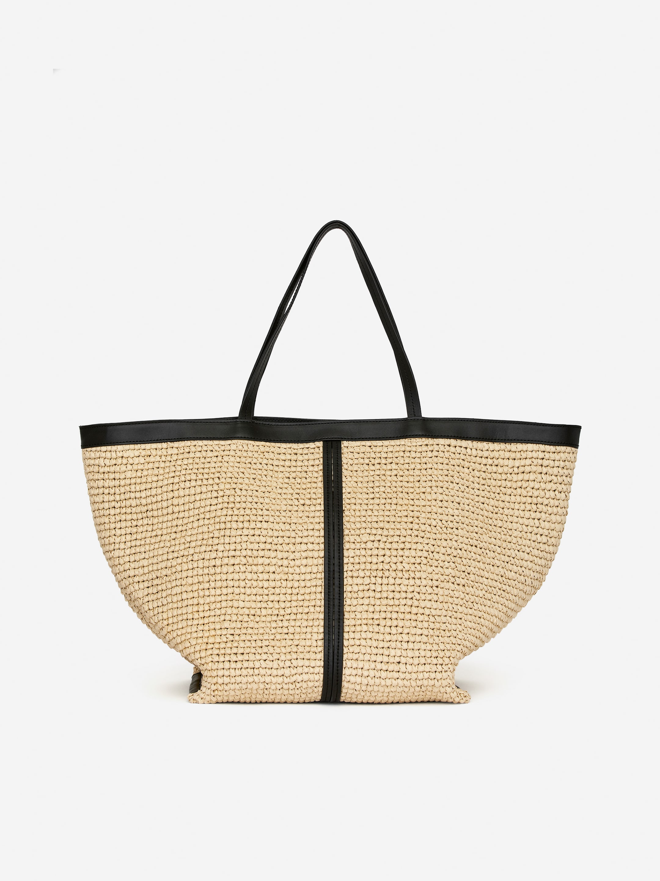Grotere afbeelding bekijken: Tas van stro - Beige - DAMES | H&M BE 5