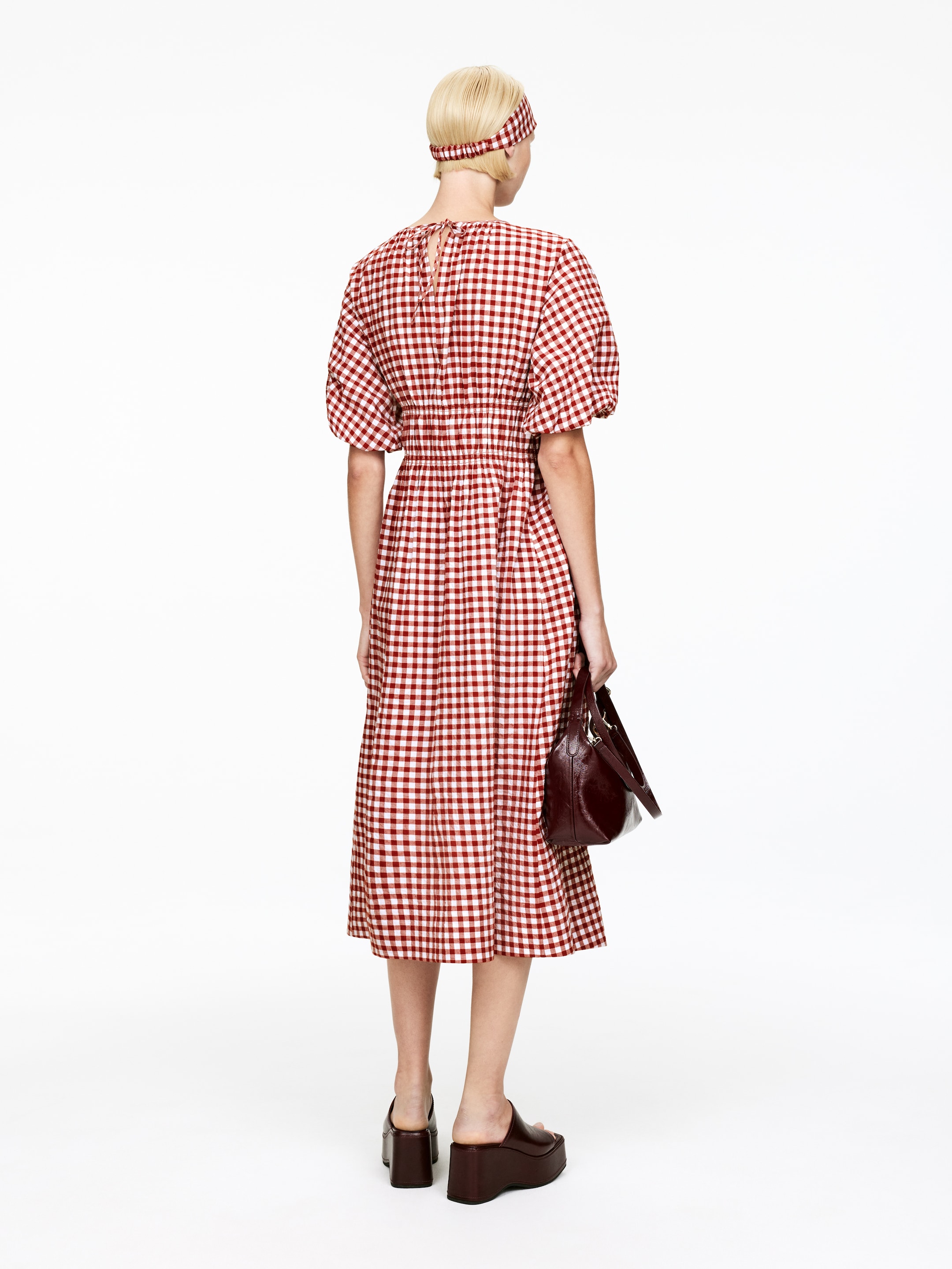 Zobraziť väčší obrázok: Kockované šaty - Hrdzavá/Biela - ŽENY | H&M SK 2