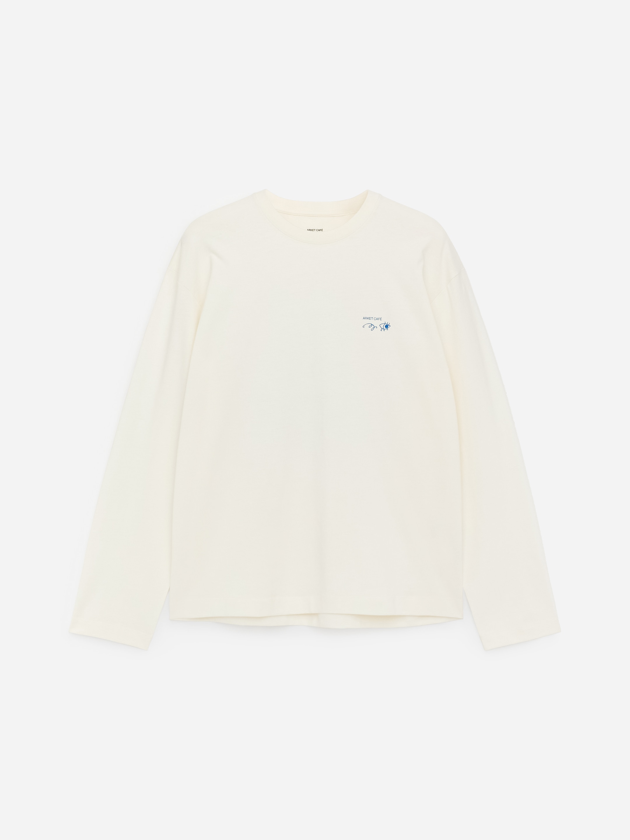T-shirt à manches longues ARKET CAFÉ-White-17983
