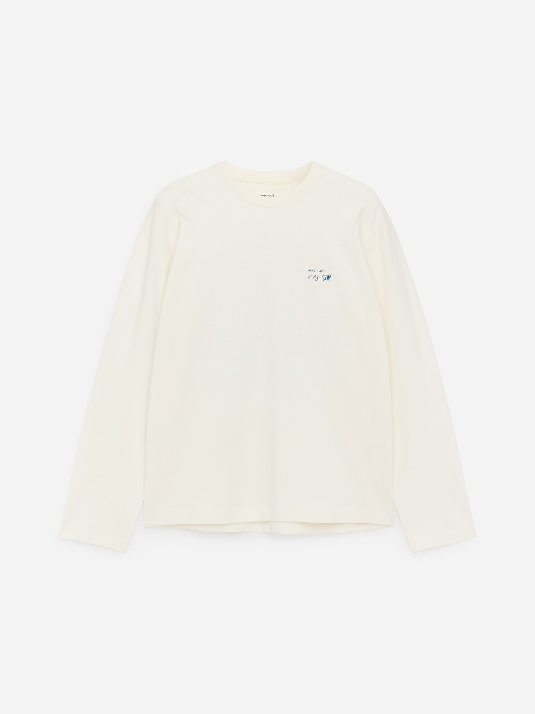 ARKET CAFÉ Long sleeve T-Shirt-#3C639C-17983