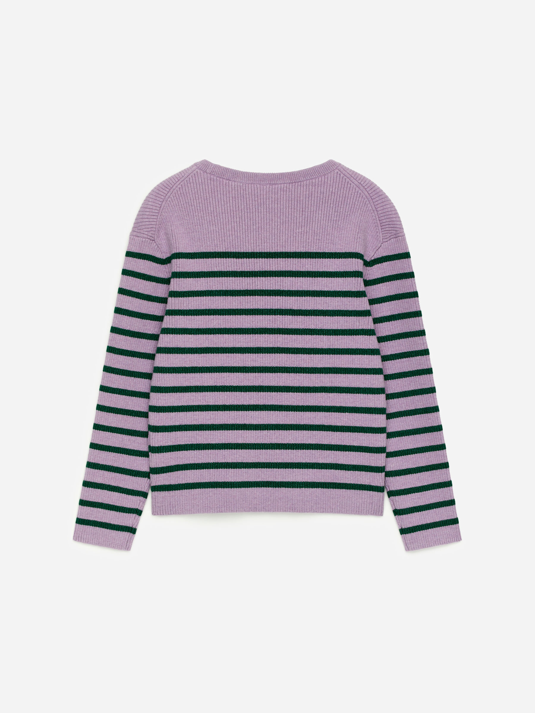 Ribbed Jumper - Lilac/Green - Regular fit - Children - StillMedia/DescriptiveStillLife - 1