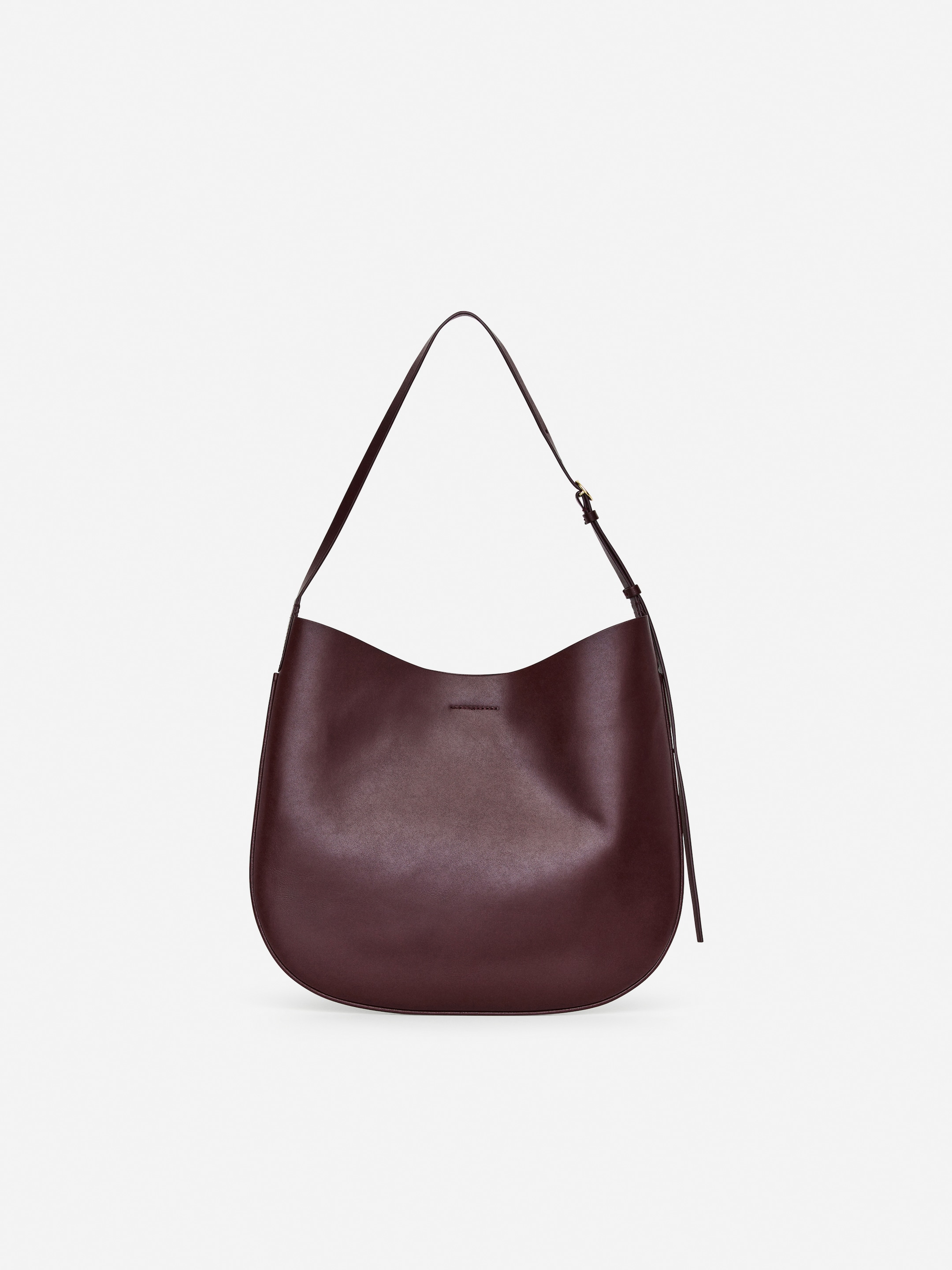 Crescent Shoulder Bag - Burgundy - Women - StillMedia/DescriptiveStillLife - 13