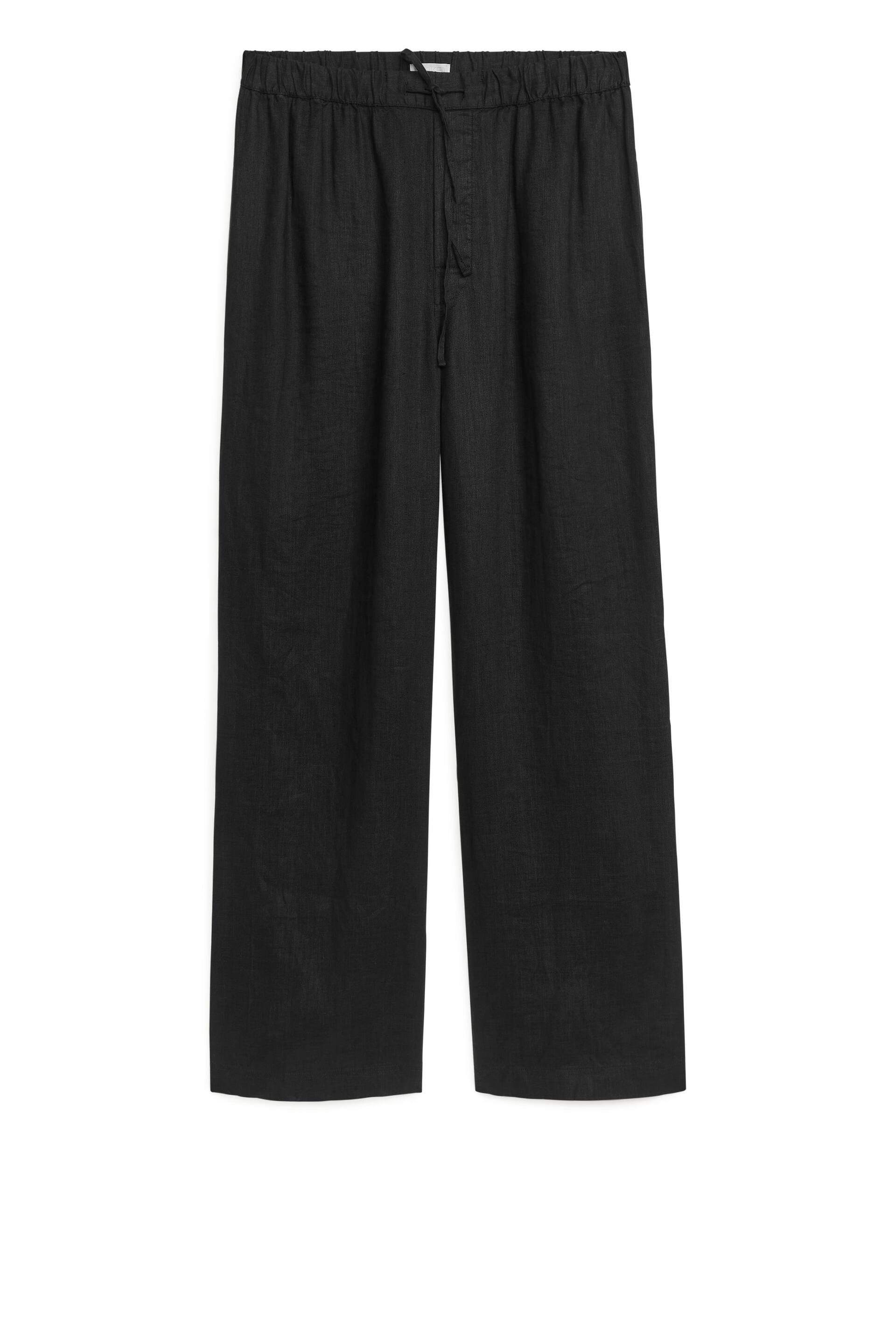 Größeres Bild ansehen: Leinenhose mit Schnürung - Schwarz - Men | H&M DE 1