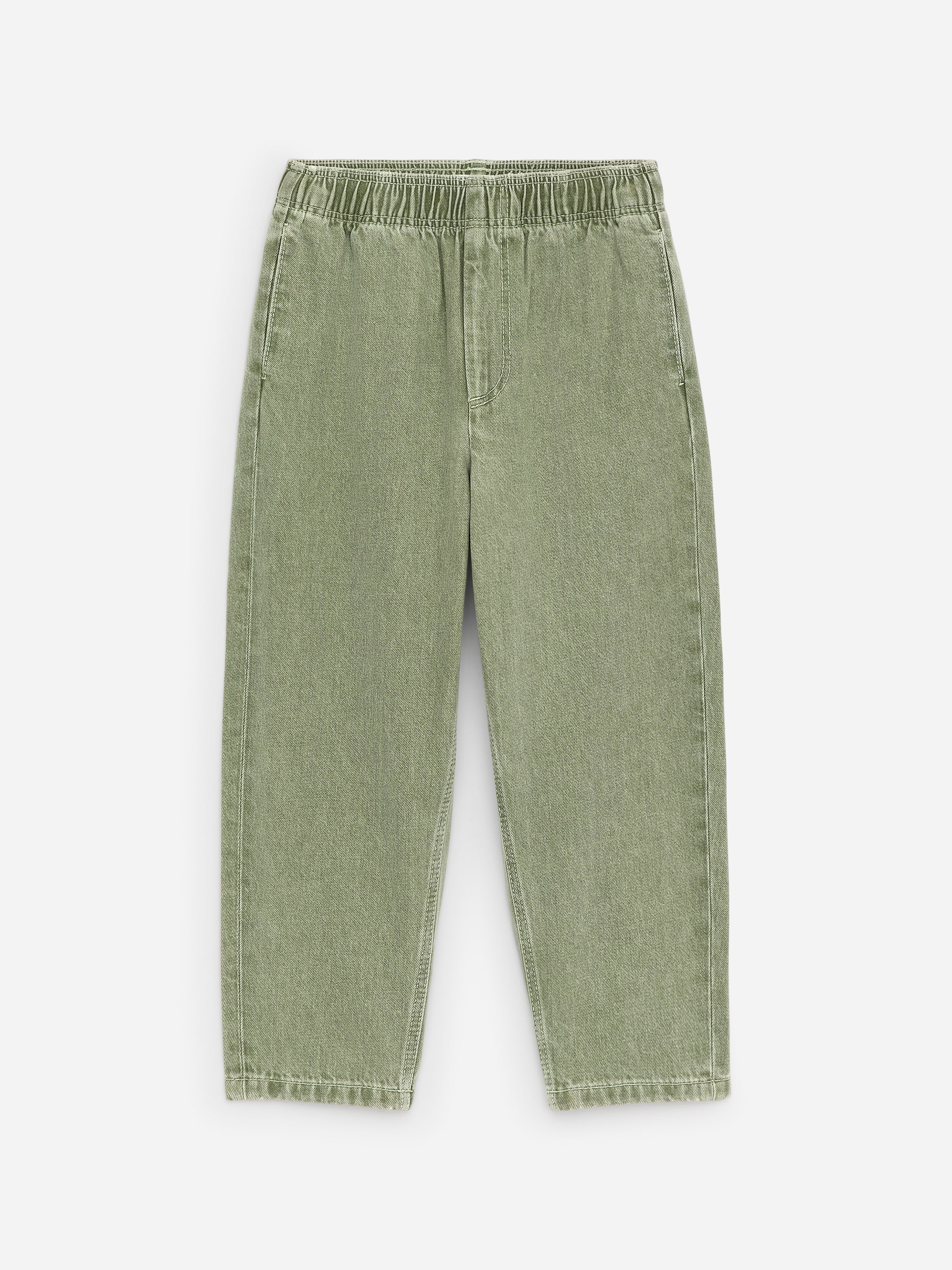 Relaxed Barrel Trousers-#91987a-18695