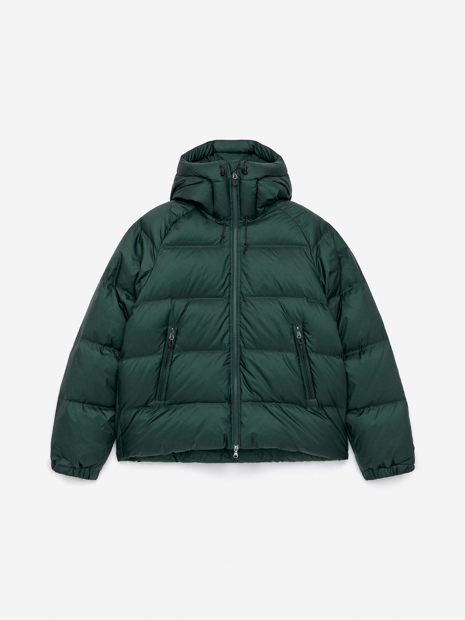 Veste de sport Upcycled Down - Vert foncé/Noir/Marron foncé/Orange - 2