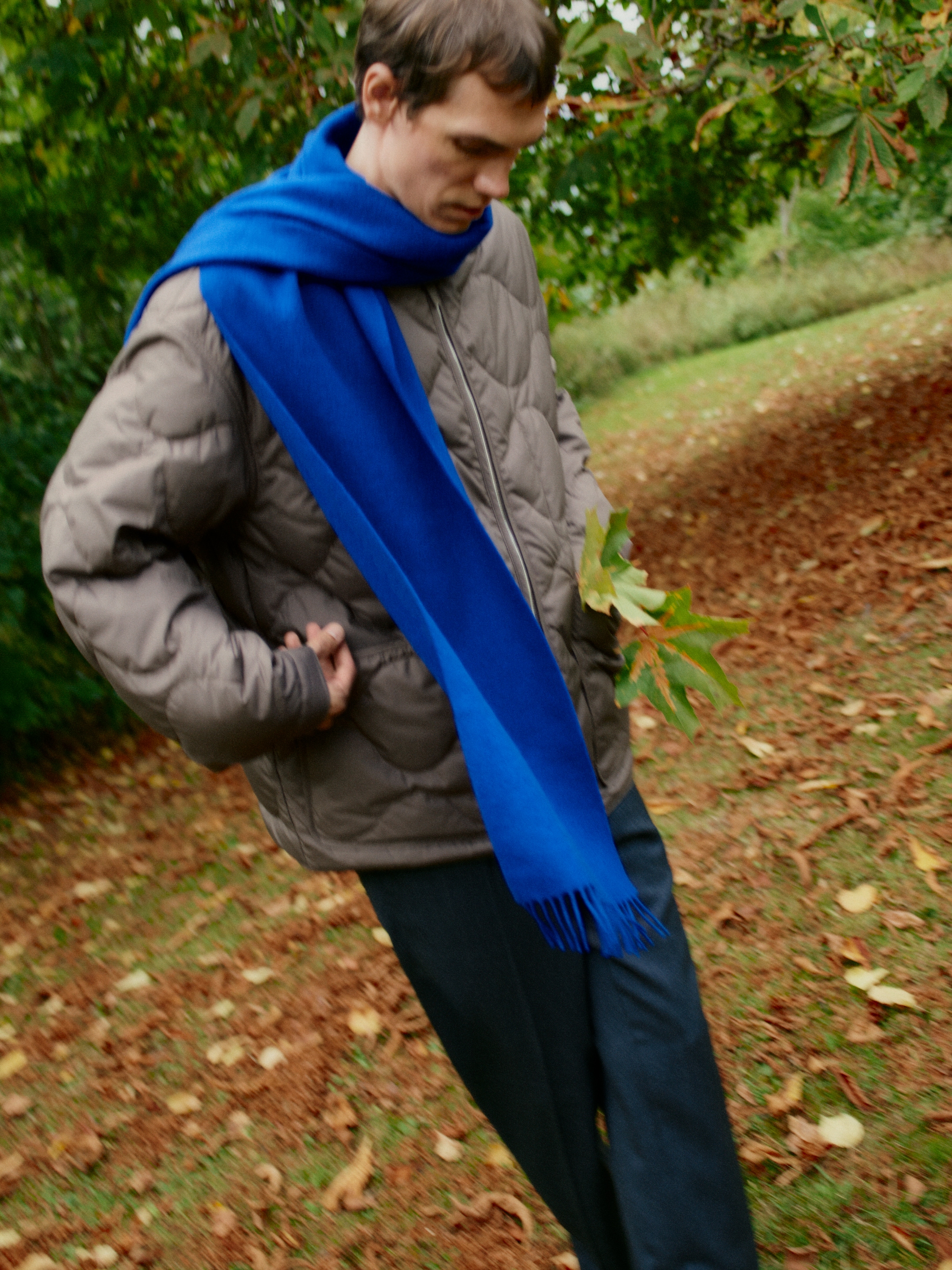 Quilted Down Jacket - Beige - Relaxed fit - men - StillMedia/Environmental - 1