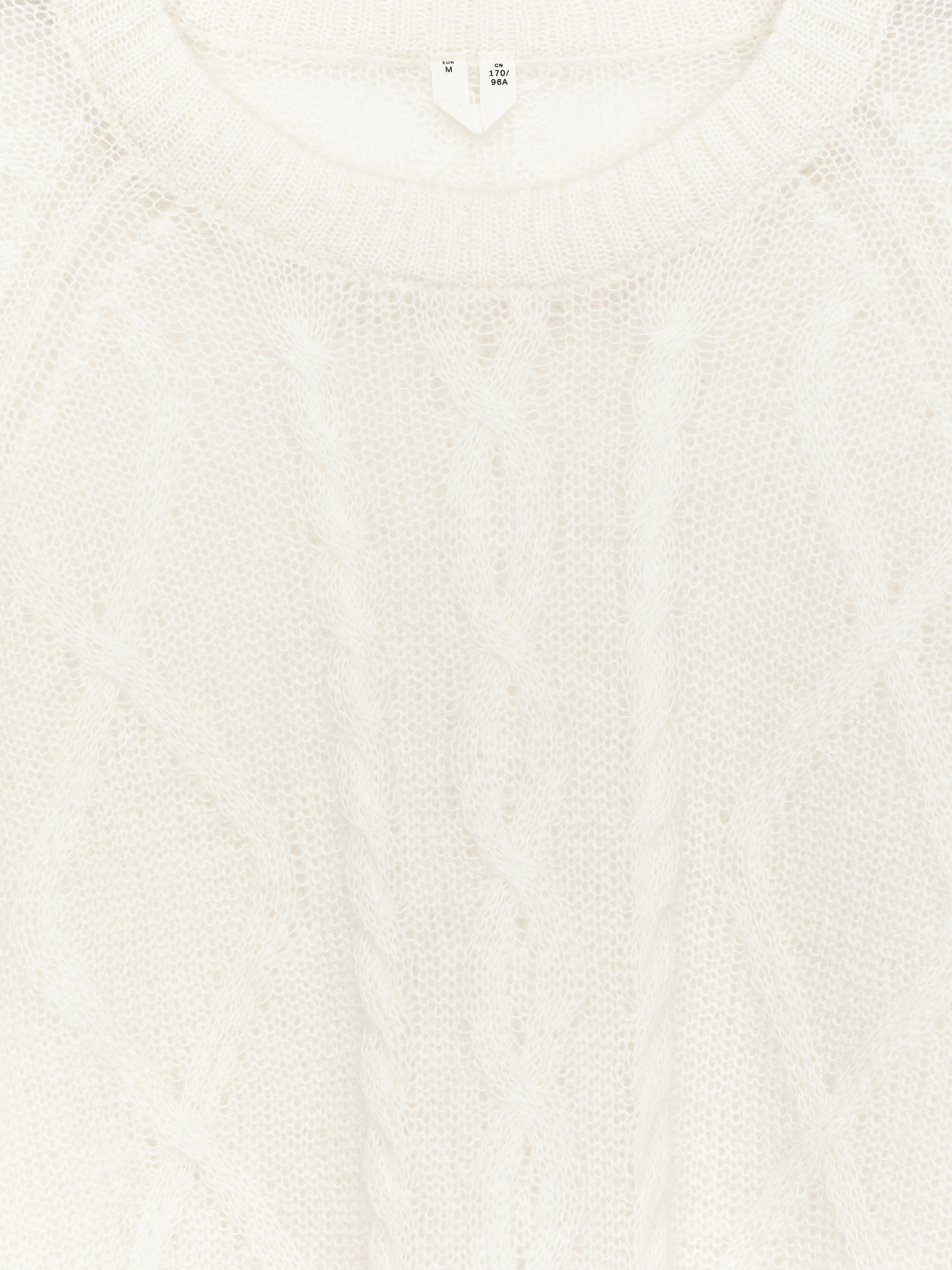 Tröja i ull och mohair - Vit - Loose fit - Women - StillMedia/DescriptiveDetail - 1