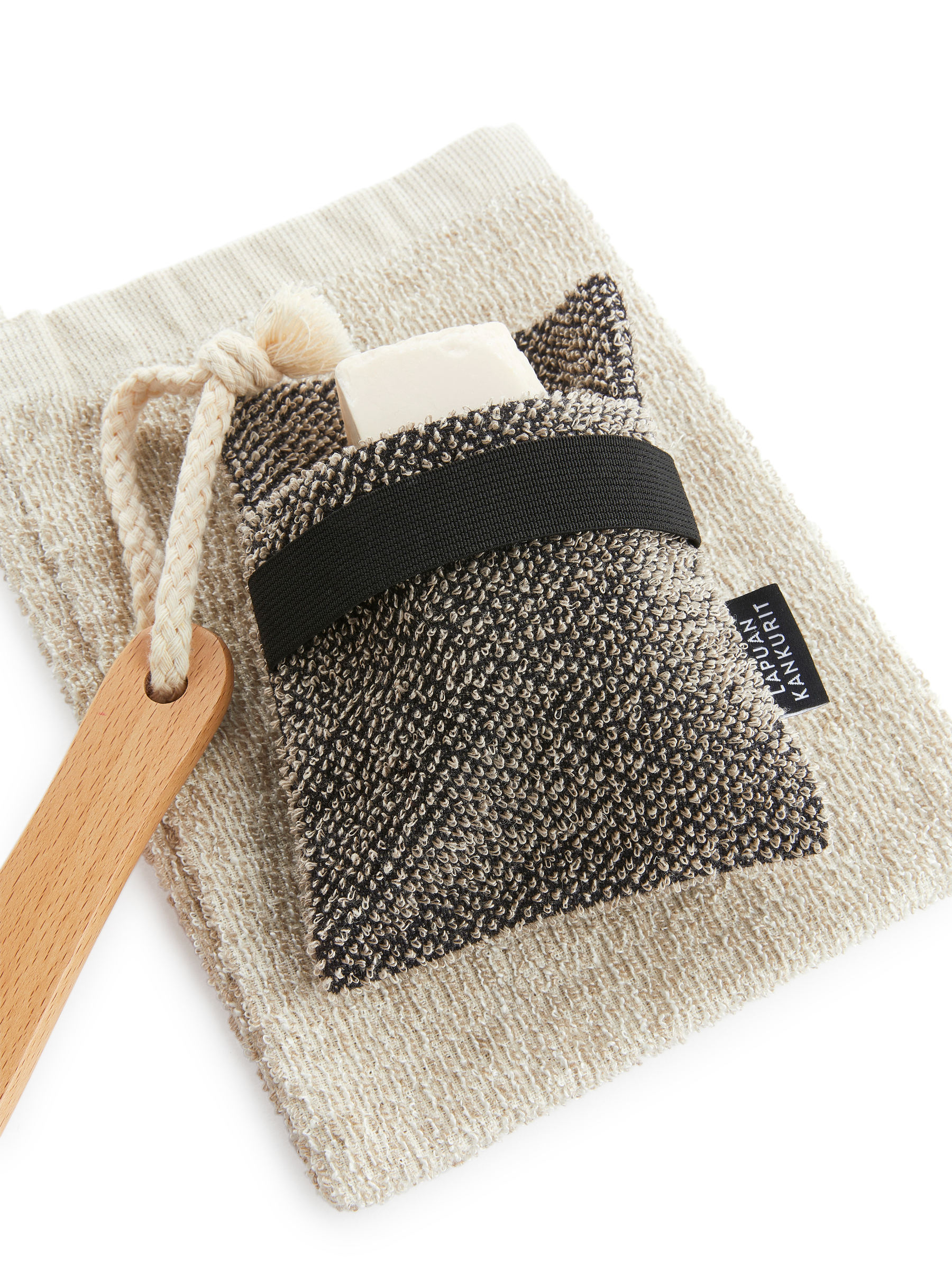 Seifen-Peelinghandschuh von Lapuan Kankurit - Dunkelgrau - Haushaltswaren - StillMedia/DescriptiveStillLife - 3