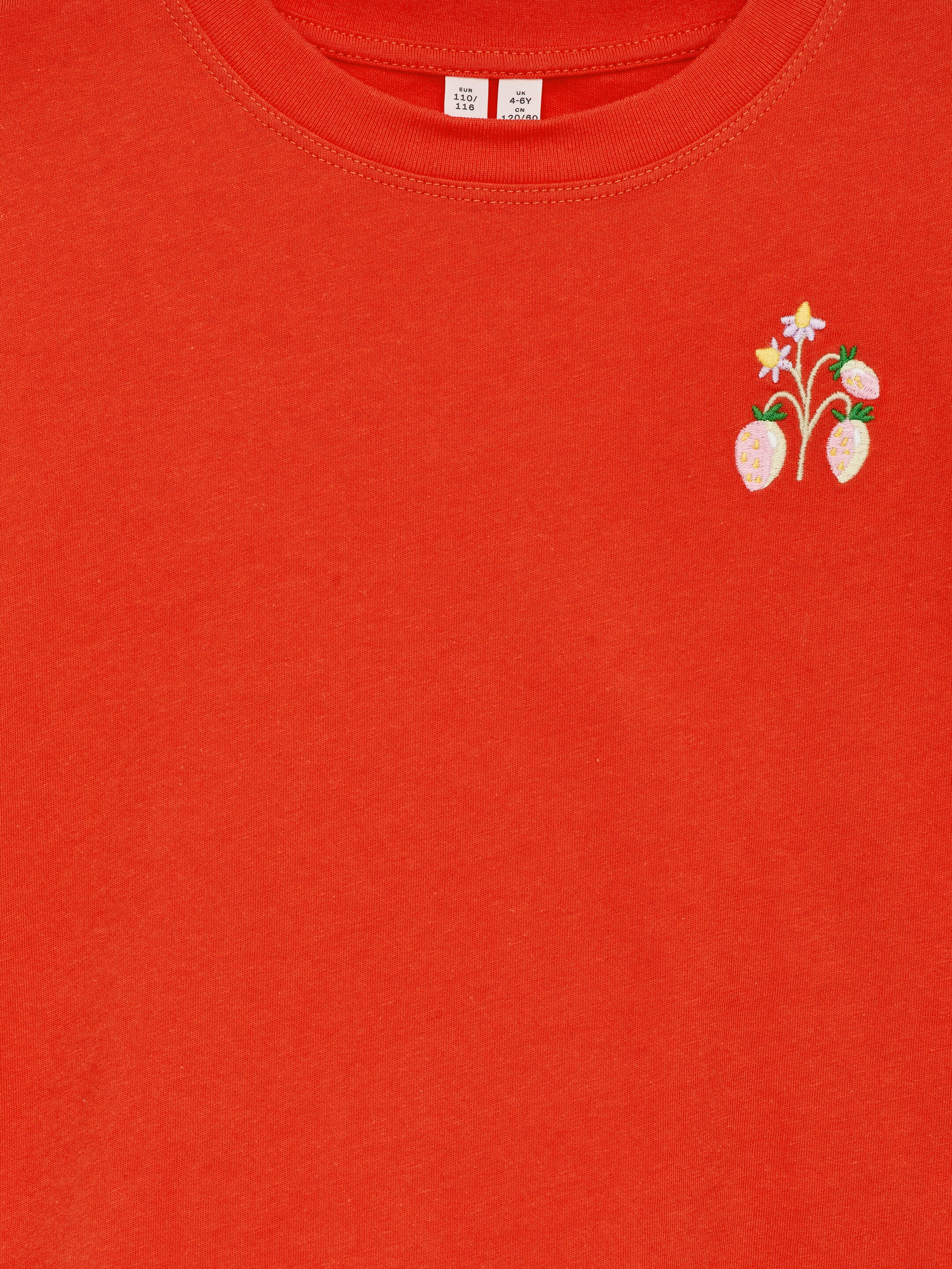 Zobacz większy obraz: Wide-Fit T-Shirt - Czerwony - Dziecko | H&M PL 3